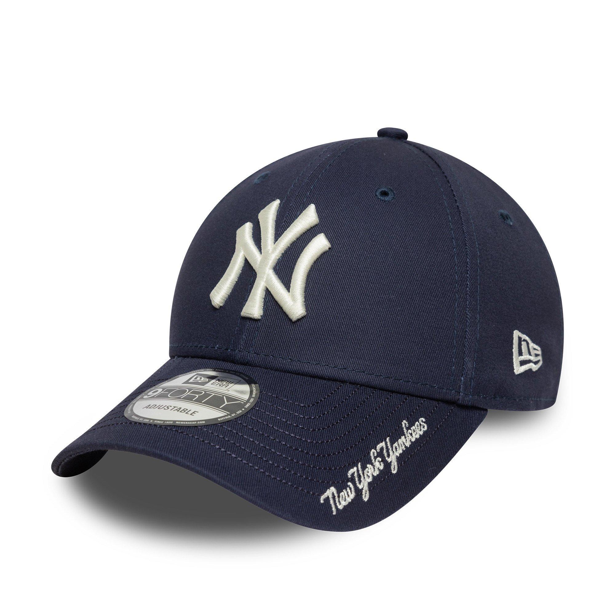 New Era Men's 9Forty Visor Script Adjustable Cap - New York - Mens
