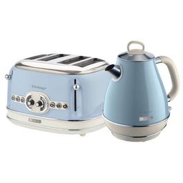 Ariete ARPK21 VINTAGE JUG KETTLE & 4SL TOASTER PK