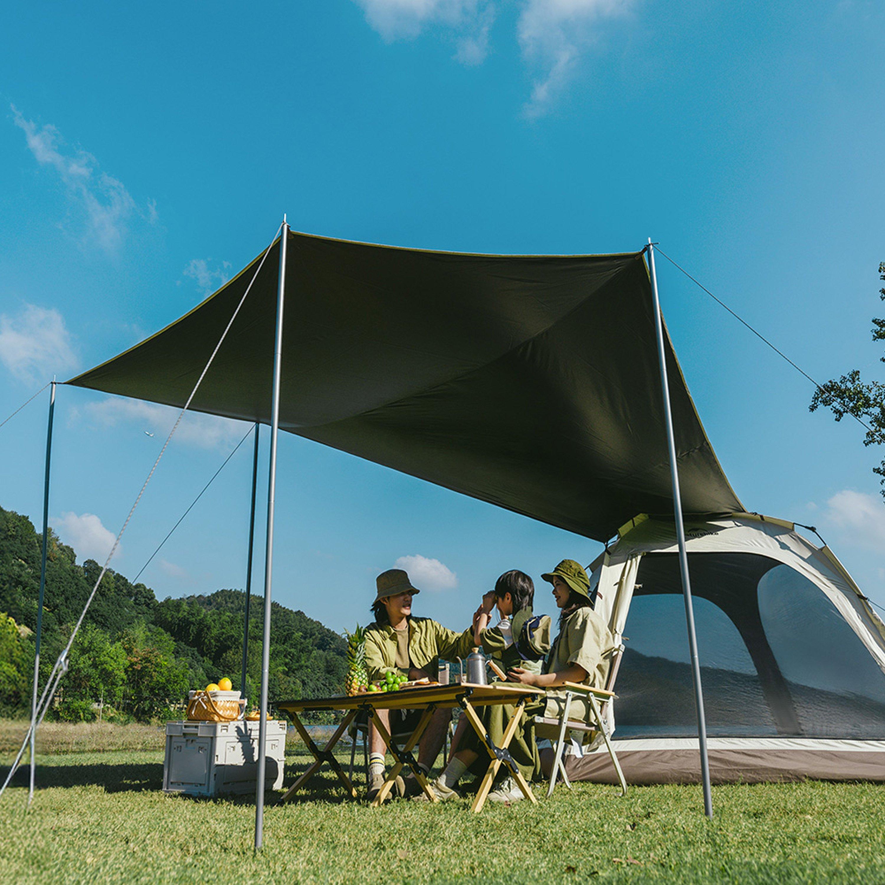 Brown - Naturehike - Ango Automatic 3 Person Tent with Canopy - 4