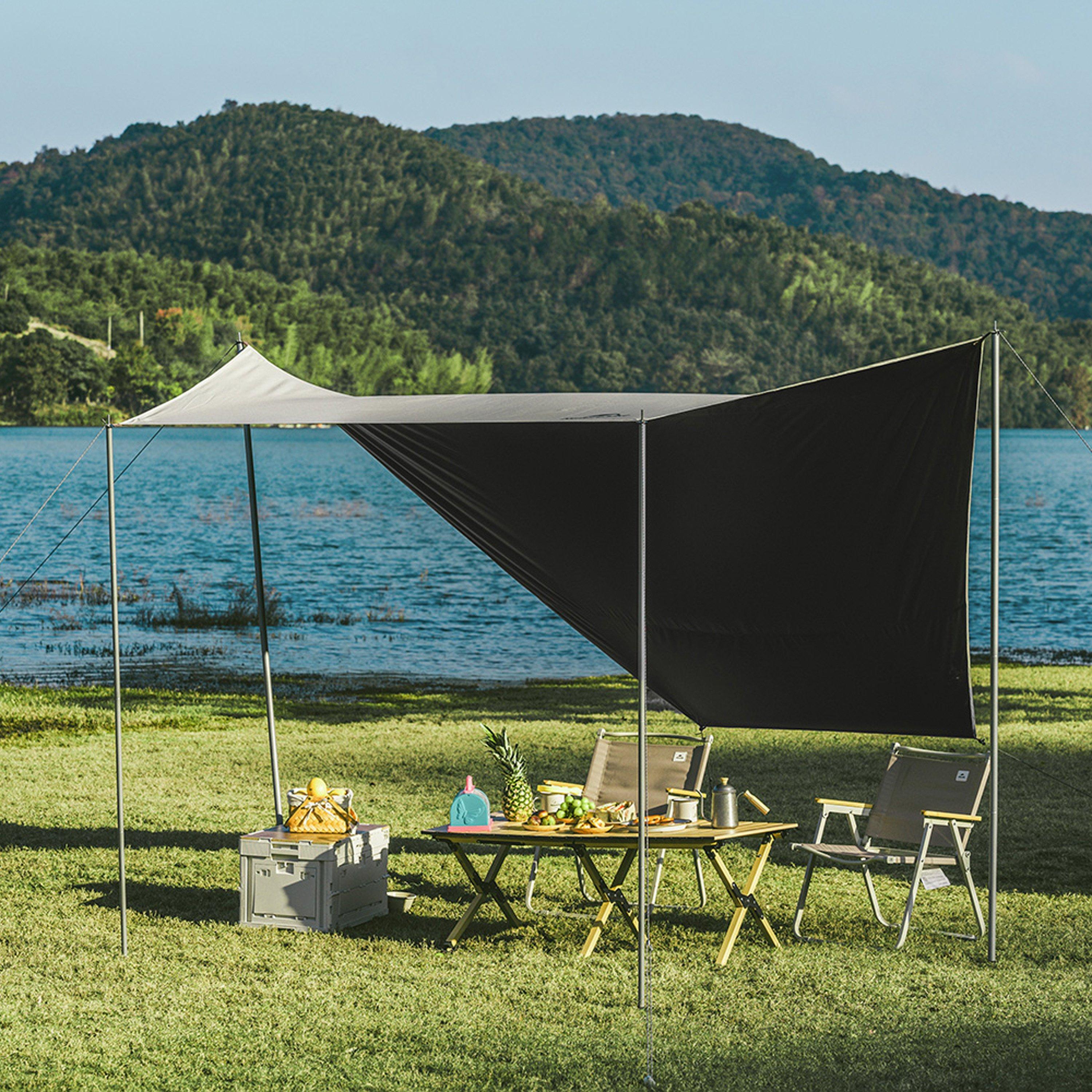 Brown - Naturehike - Ango Automatic 3 Person Tent with Canopy - 8