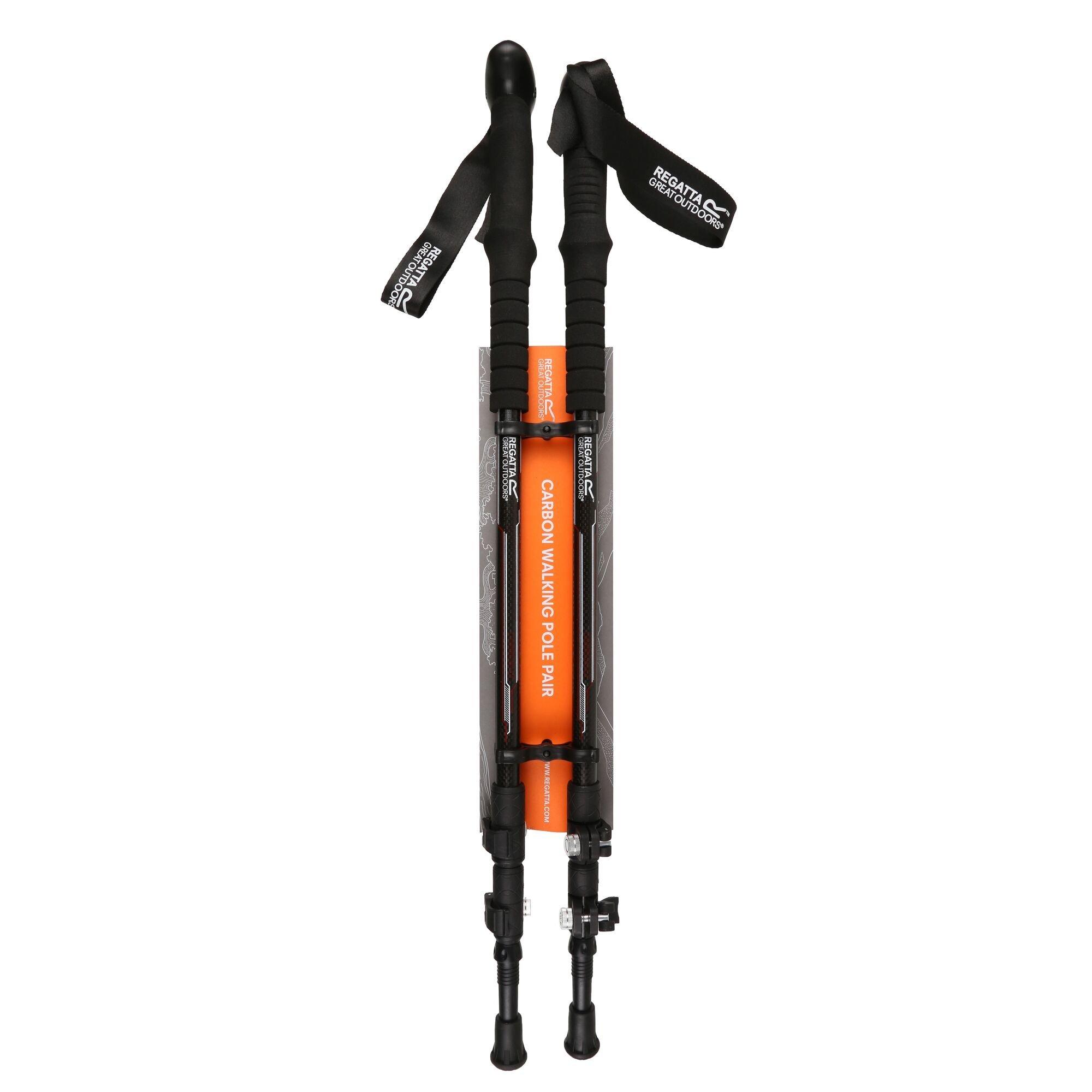 Black - Regatta - Carbon Walking Pole Pair - 1