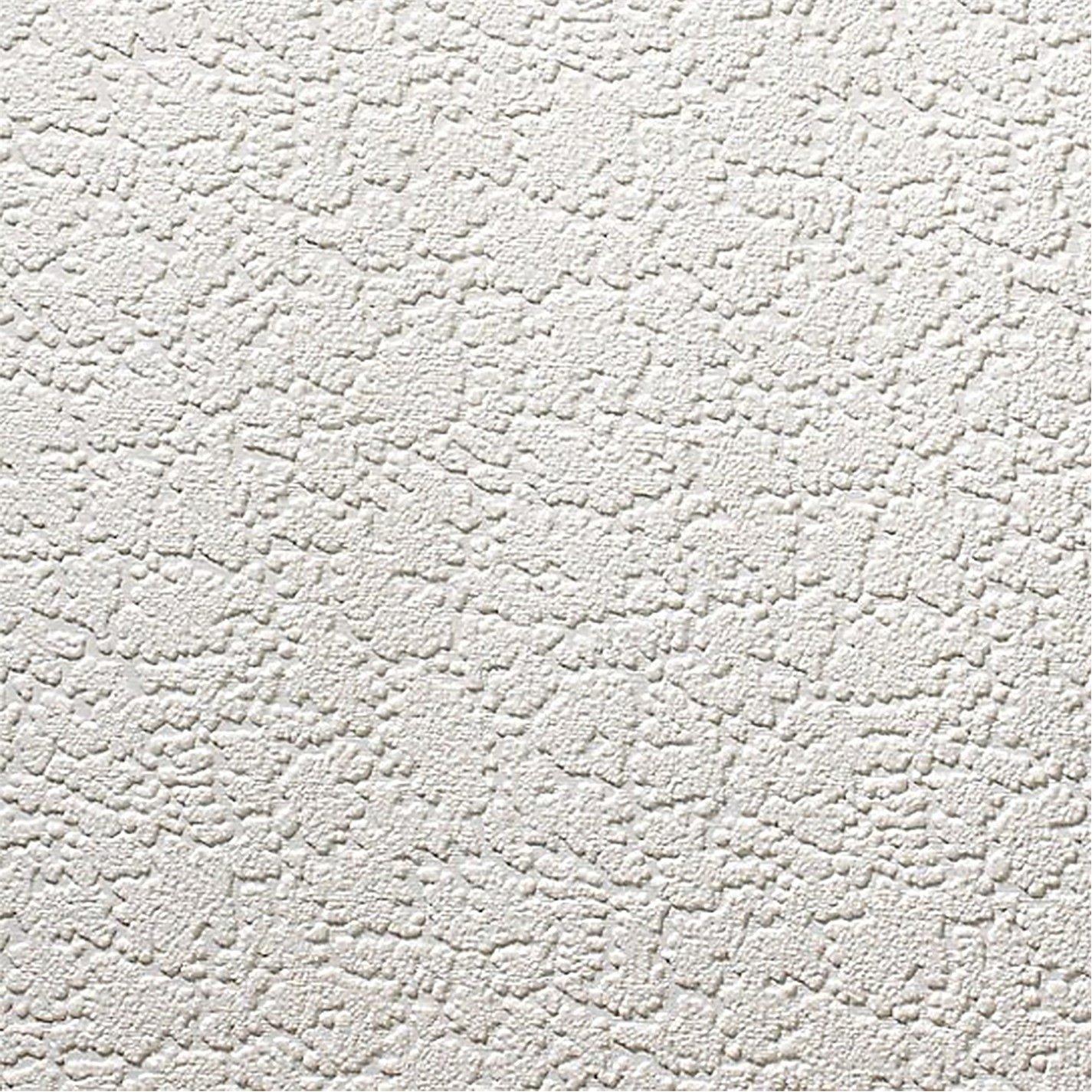 White - Superfresco Paintable - Snow Textured White Wallpaper - 5