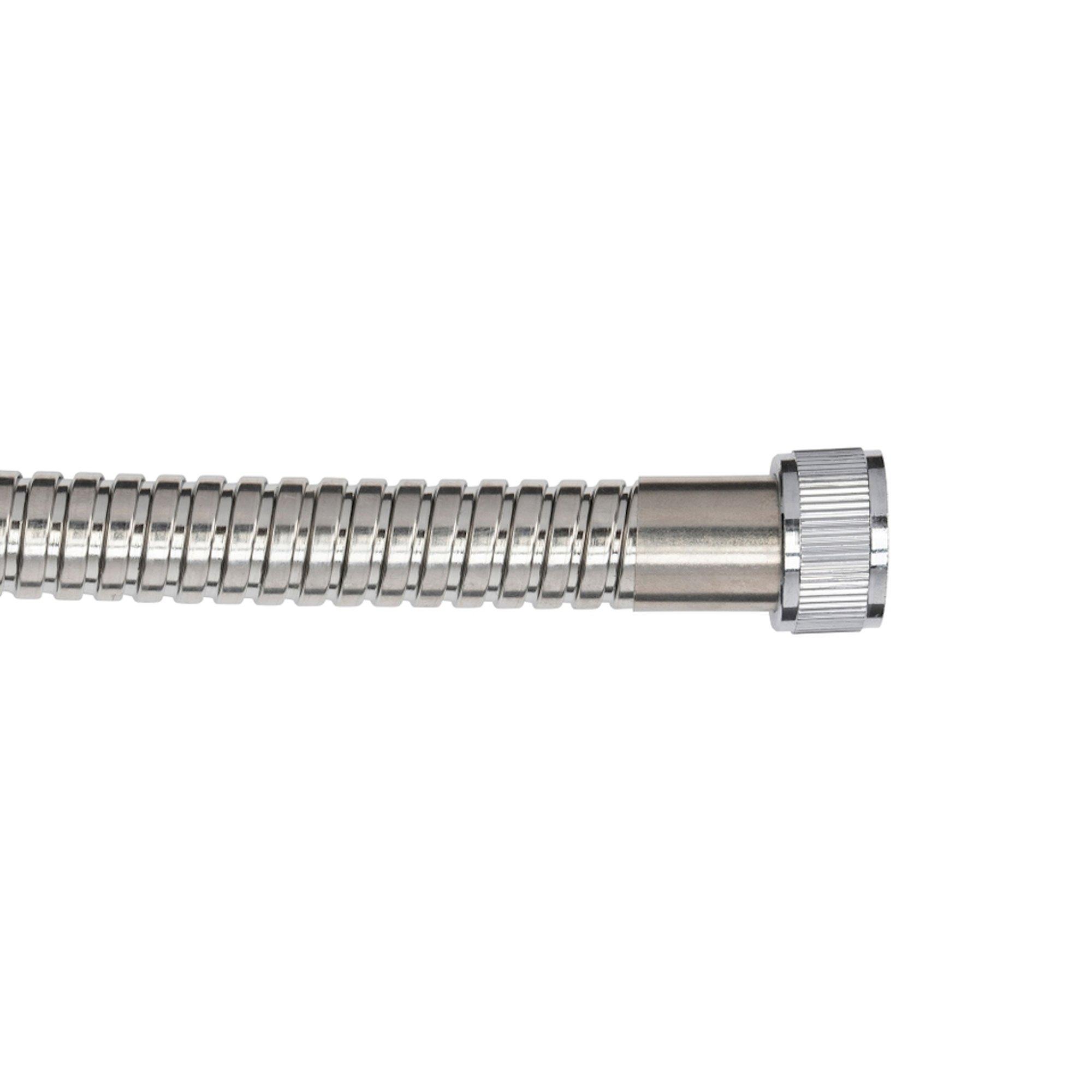 Black - Croydex - Presion 1.75m Stainless Steel Shower Hose - 2