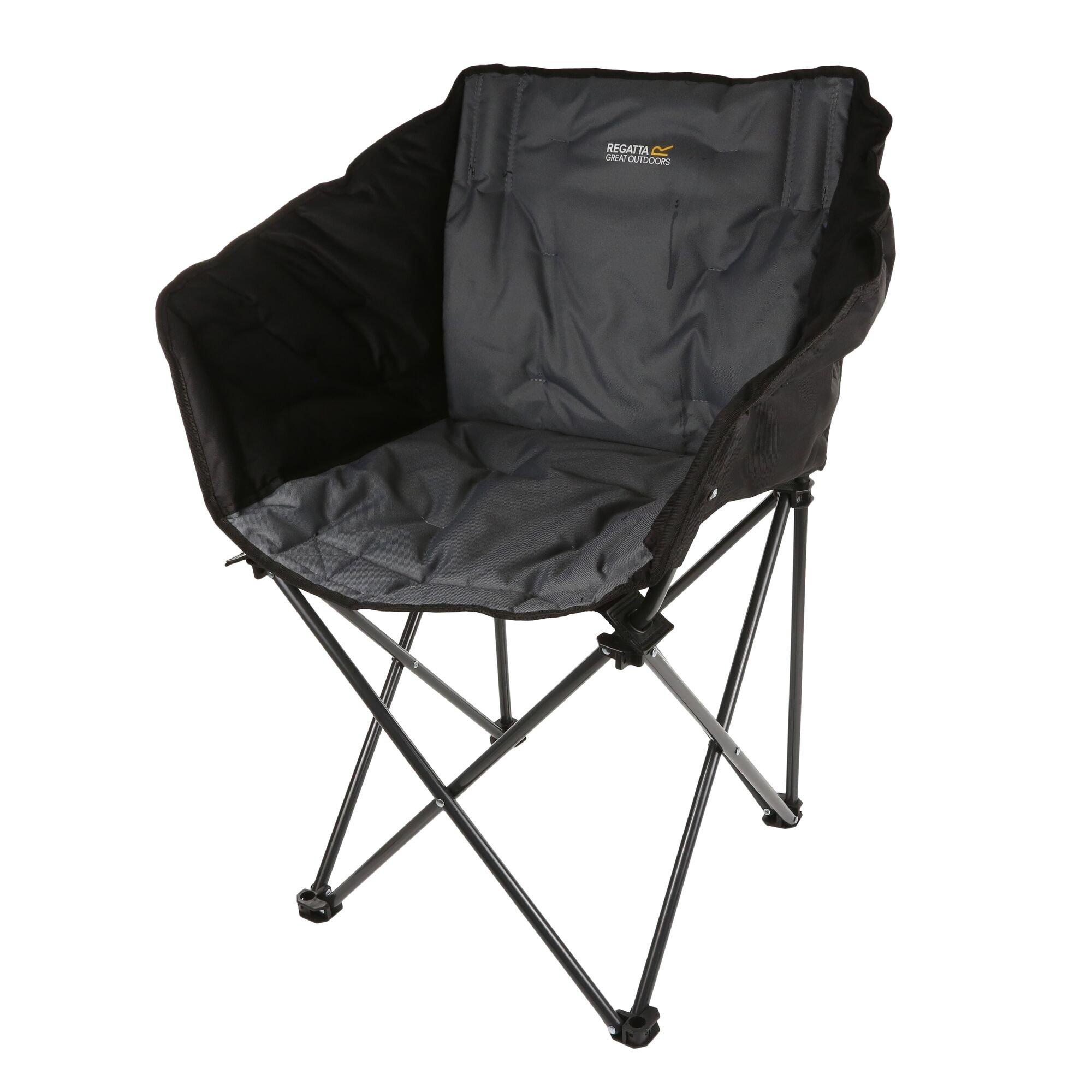 Black/Sealgr - Regatta - Regatta Navas Folding Chair Adults - 1