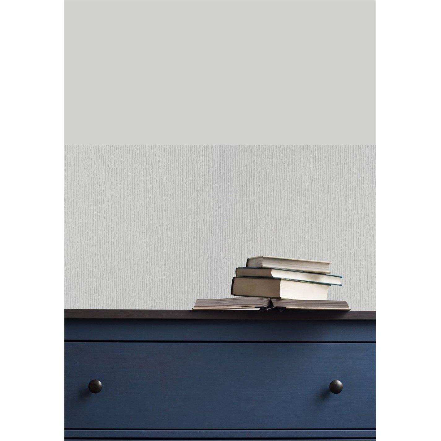 White - Superfresco - Paintable String White Wallpaper - 2