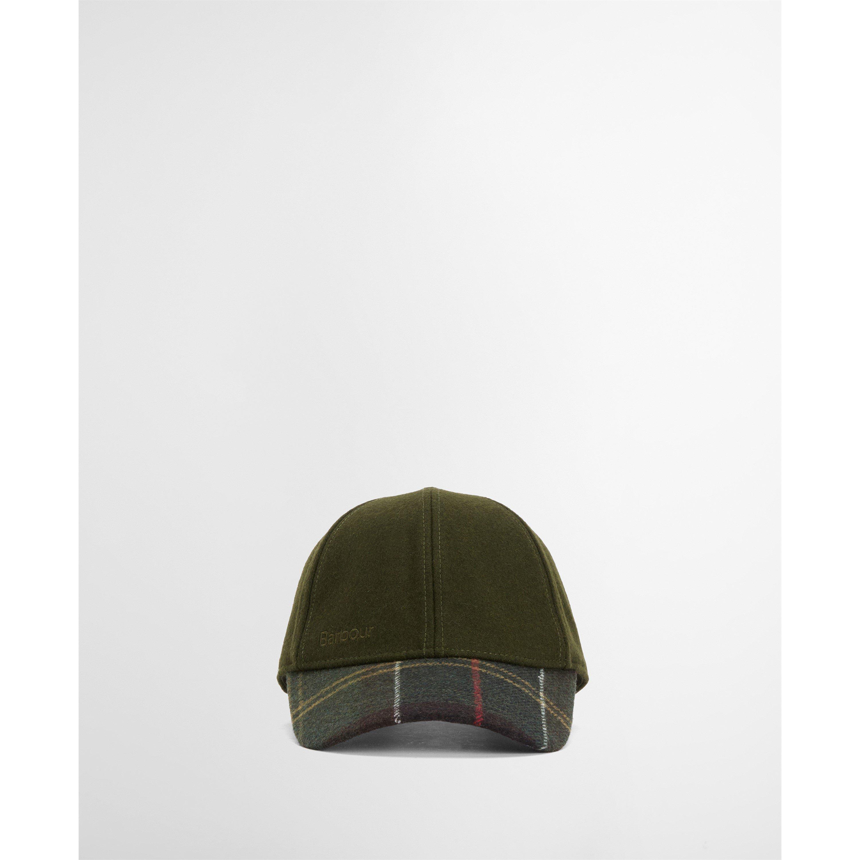 Ft Grn/Classic - Barbour - Roker Wool Mix Tartan Visor Cap - 14