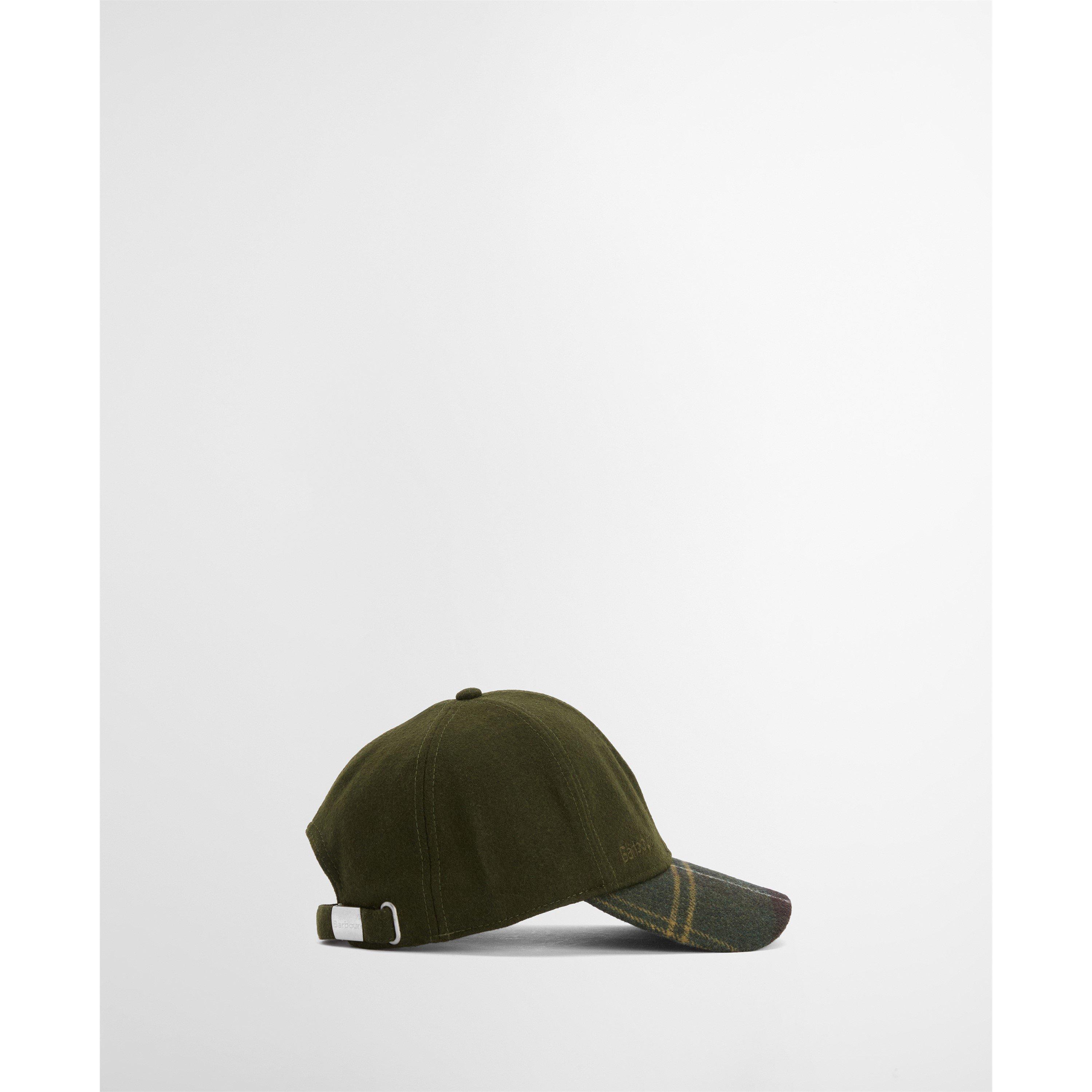 Ft Grn/Classic - Barbour - Roker Wool Mix Tartan Visor Cap - 16