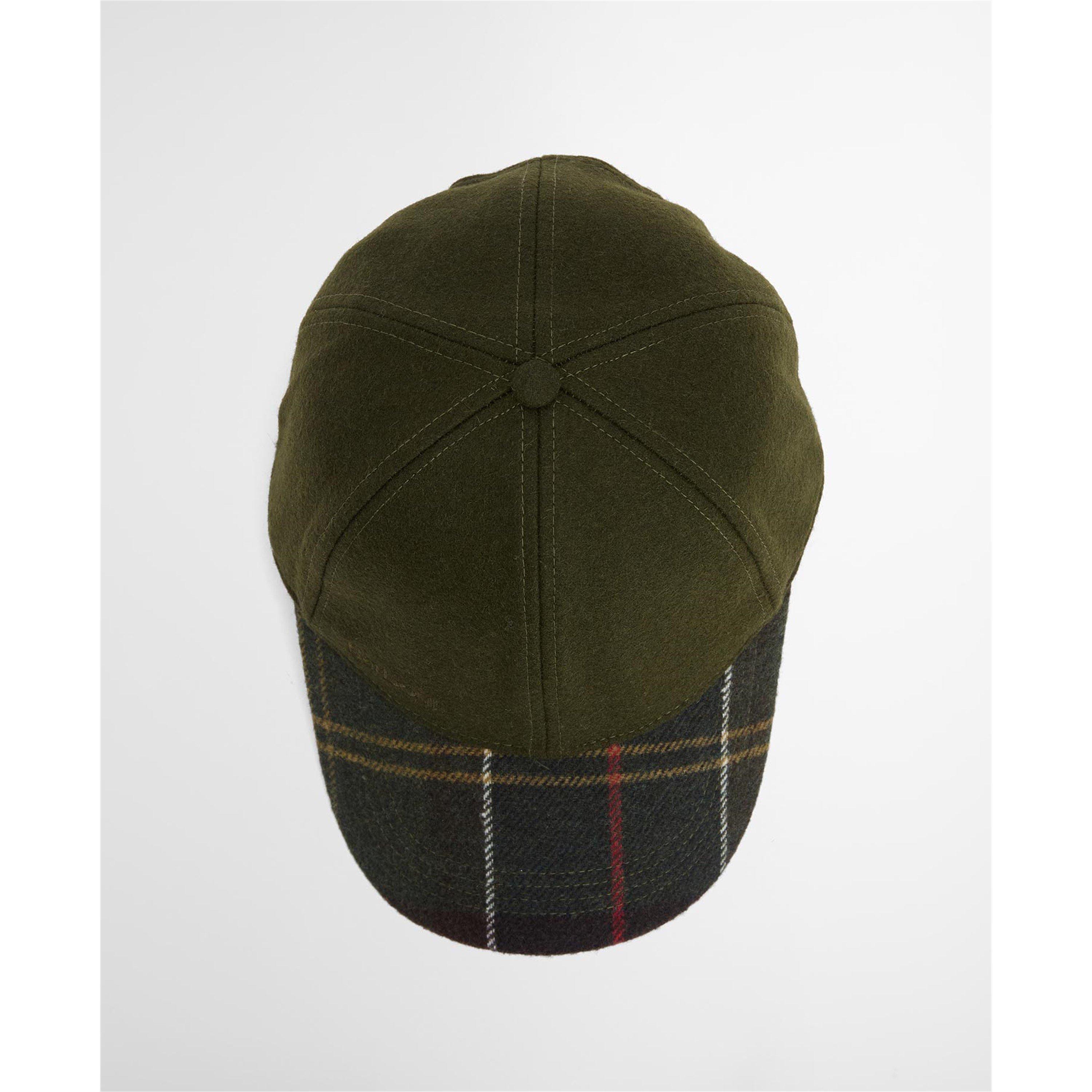 Ft Grn/Classic - Barbour - Roker Wool Mix Tartan Visor Cap - 3