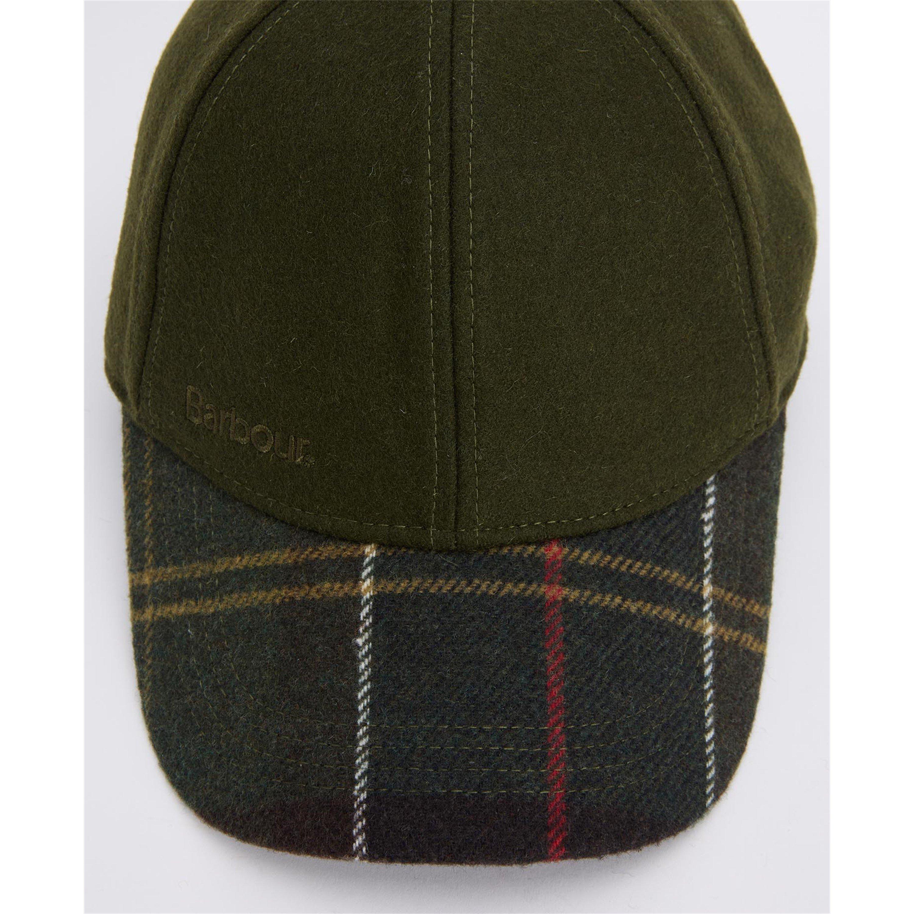 Ft Grn/Classic - Barbour - Roker Wool Mix Tartan Visor Cap - 4