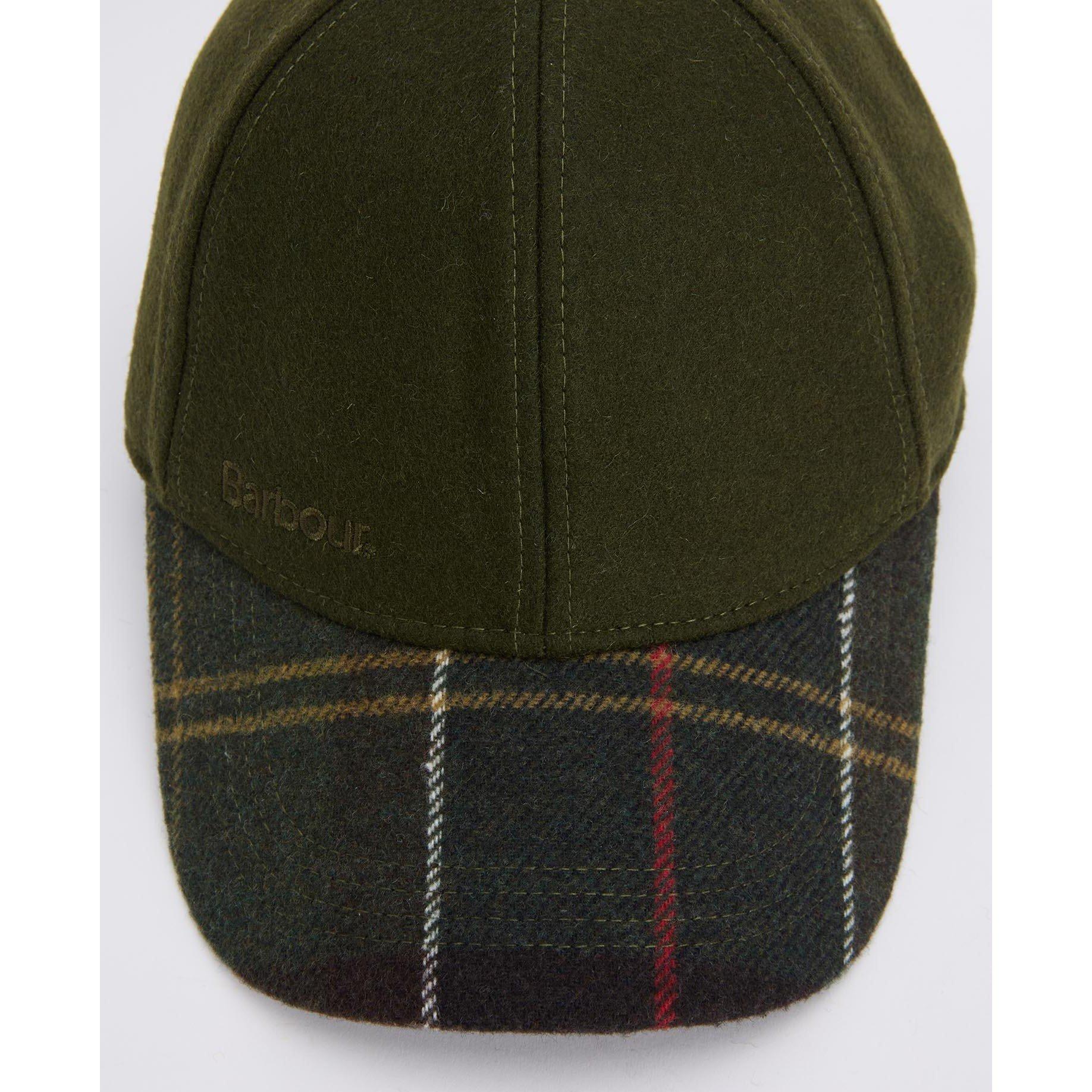 Ft Grn/Classic - Barbour - Roker Wool Mix Tartan Visor Cap - 10