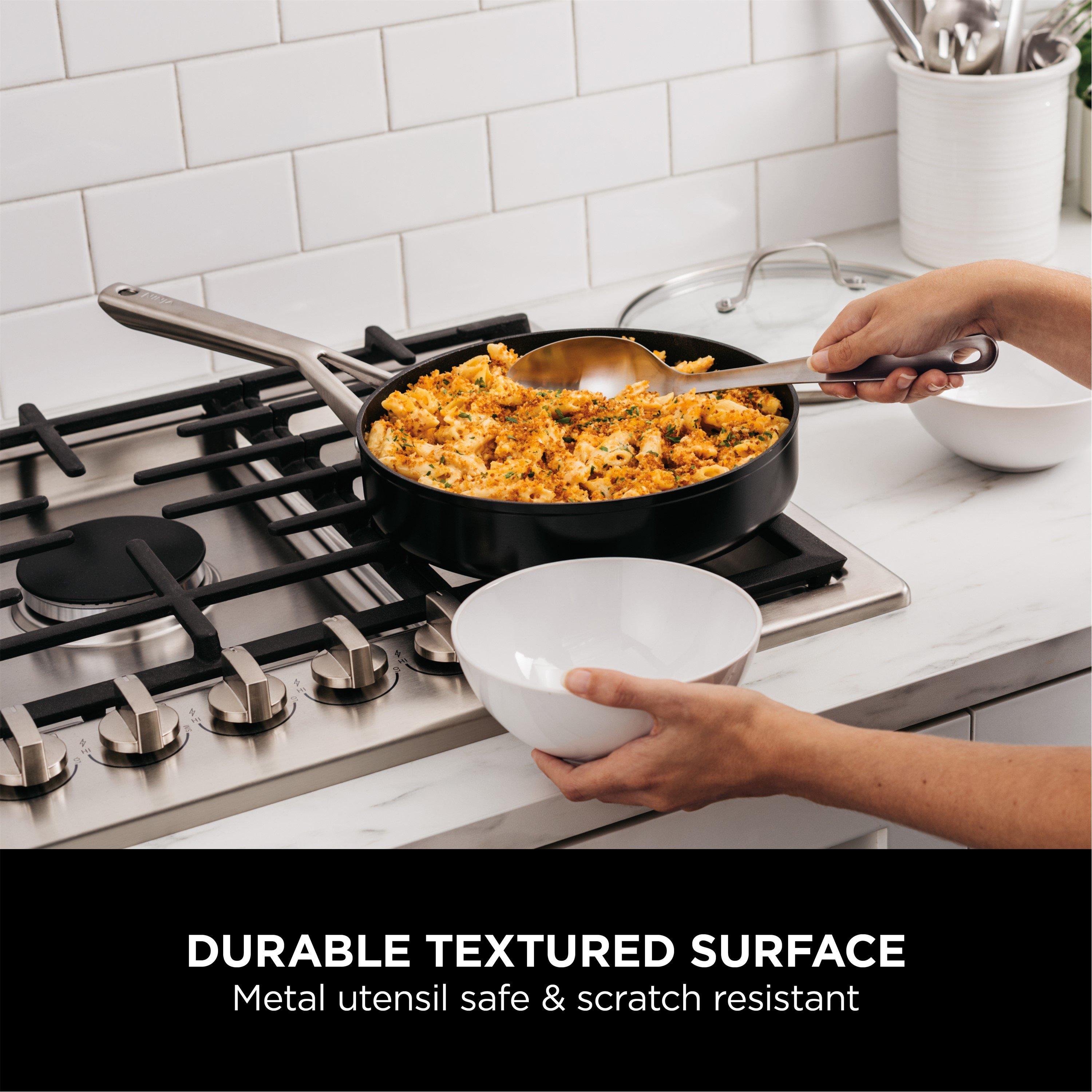 Black - Ninja - Zerostick Essentials 30cm Frying Pan C10030UK - 3