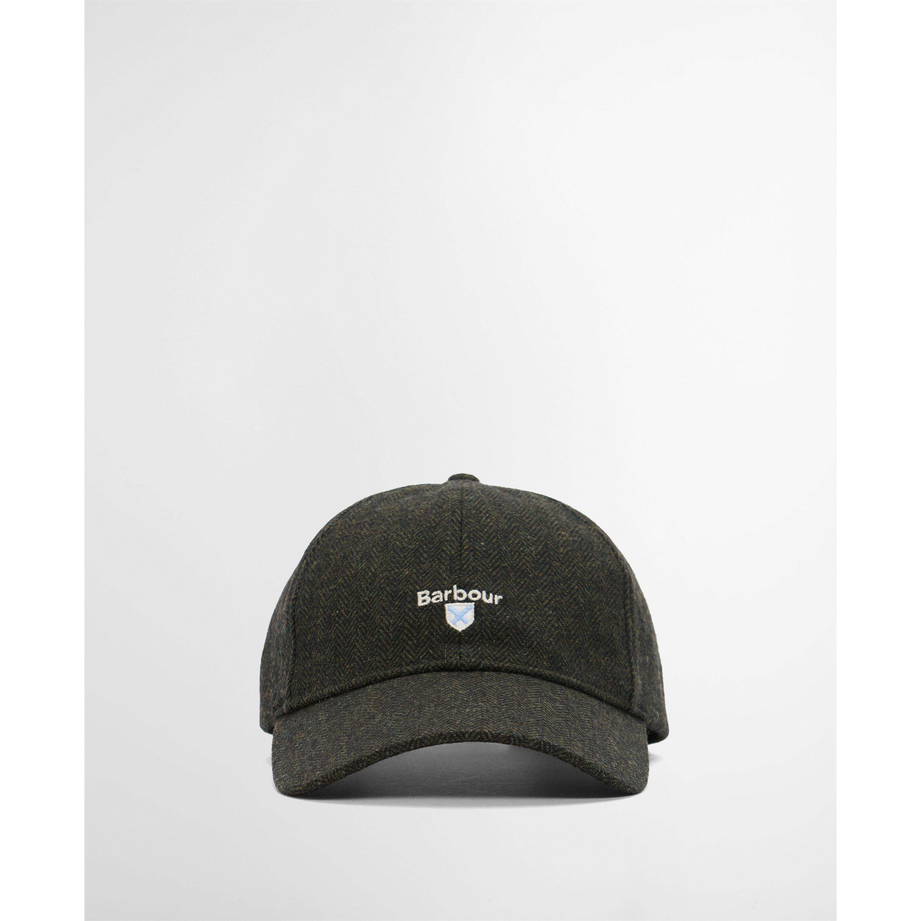 Olive - Barbour - Barlow Wool Blend Herringbone Cap - 6