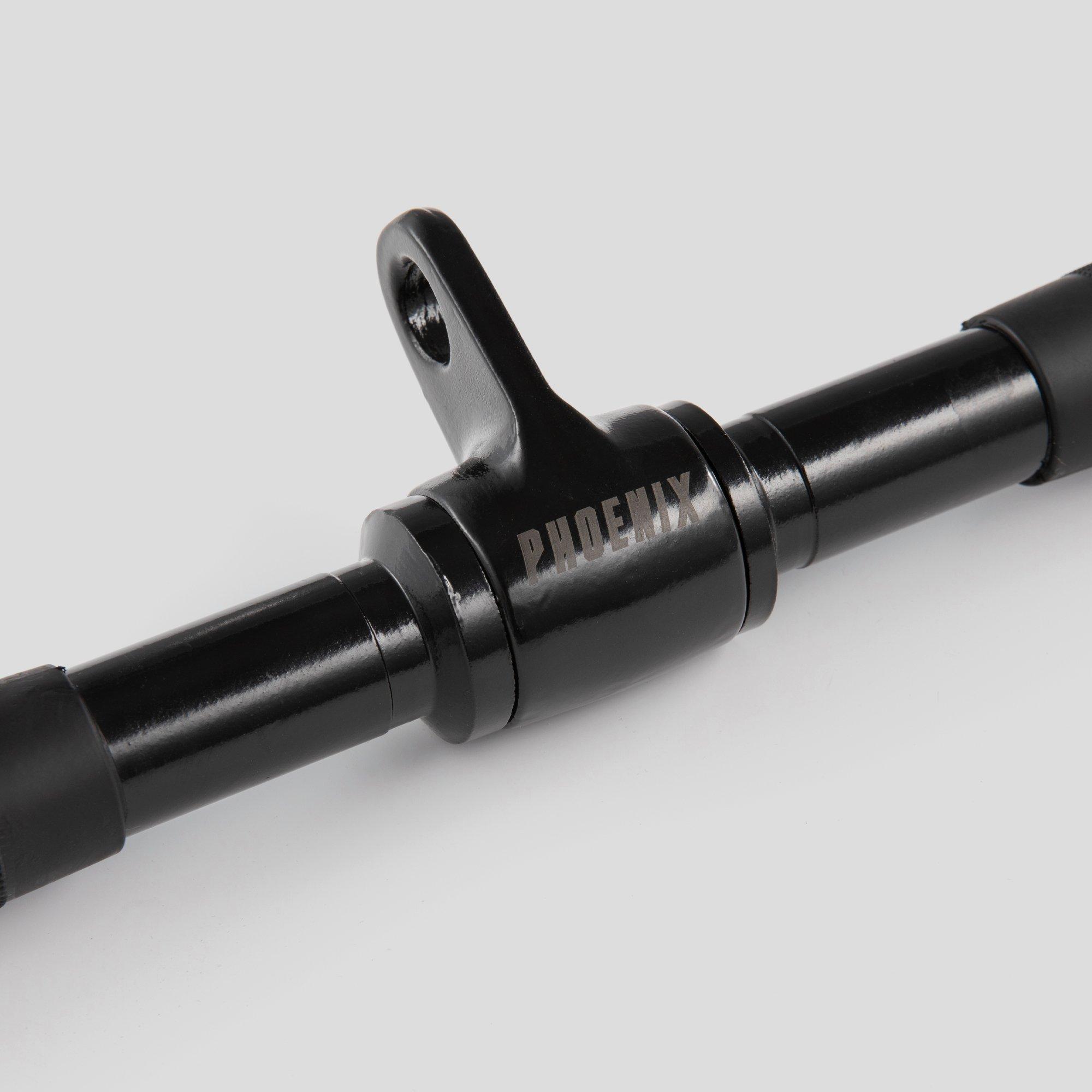 Black - Phoenix Fitness - Phoenix Fitness Revolving Straight Bar - 3