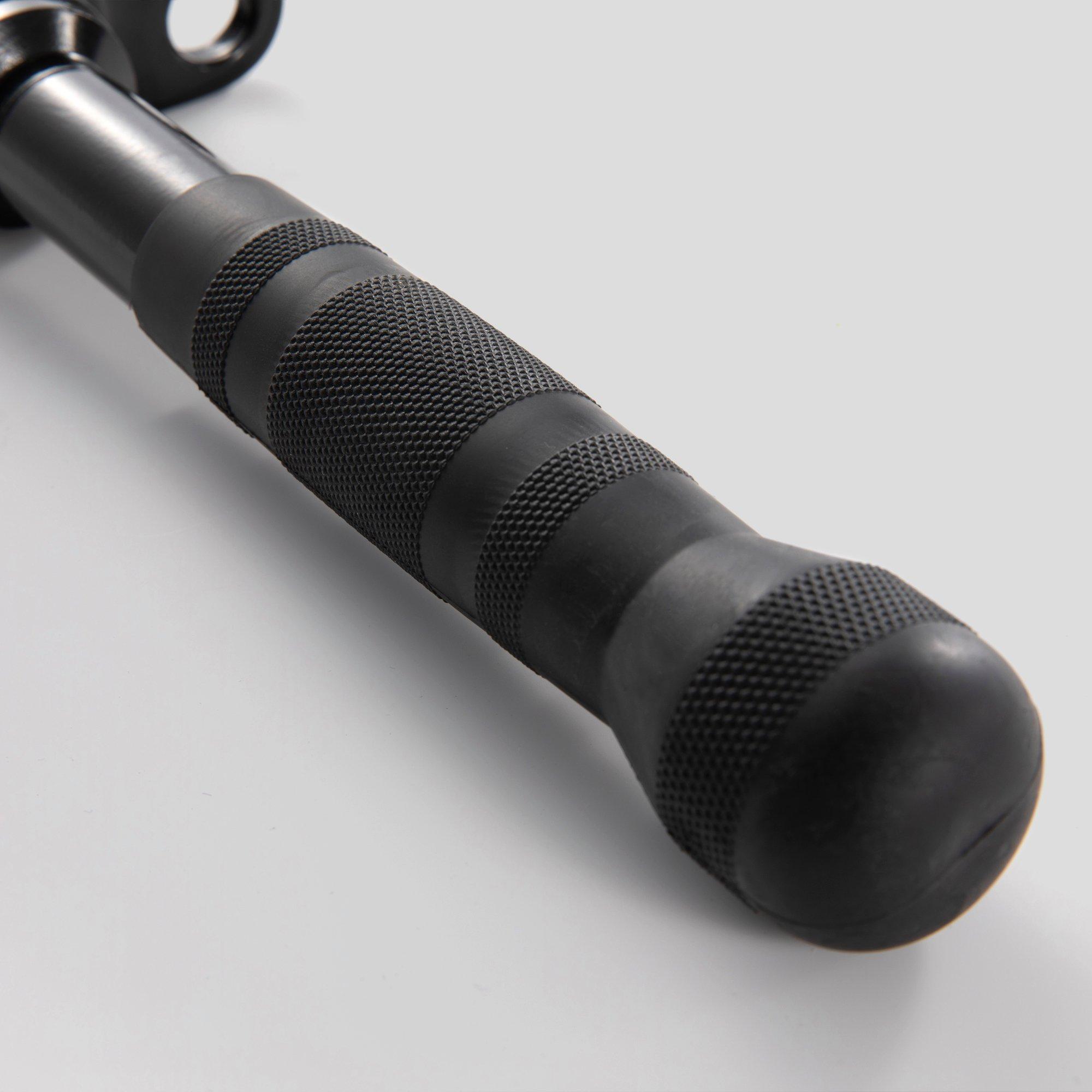 Black - Phoenix Fitness - Phoenix Fitness Revolving Straight Bar - 4