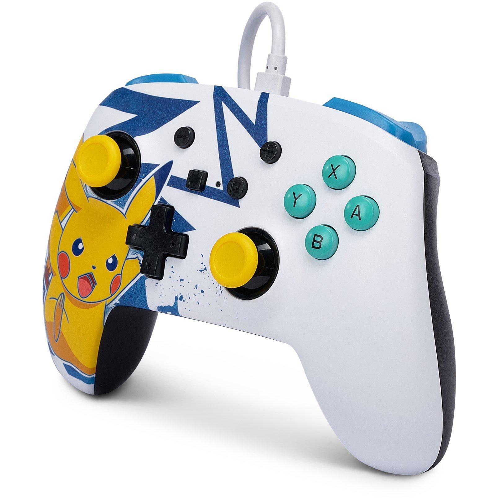 Pikachu Spænding - PowerA - Enhanced Wired Controller for Nintendo Switch - Pikachu High Voltage - 7
