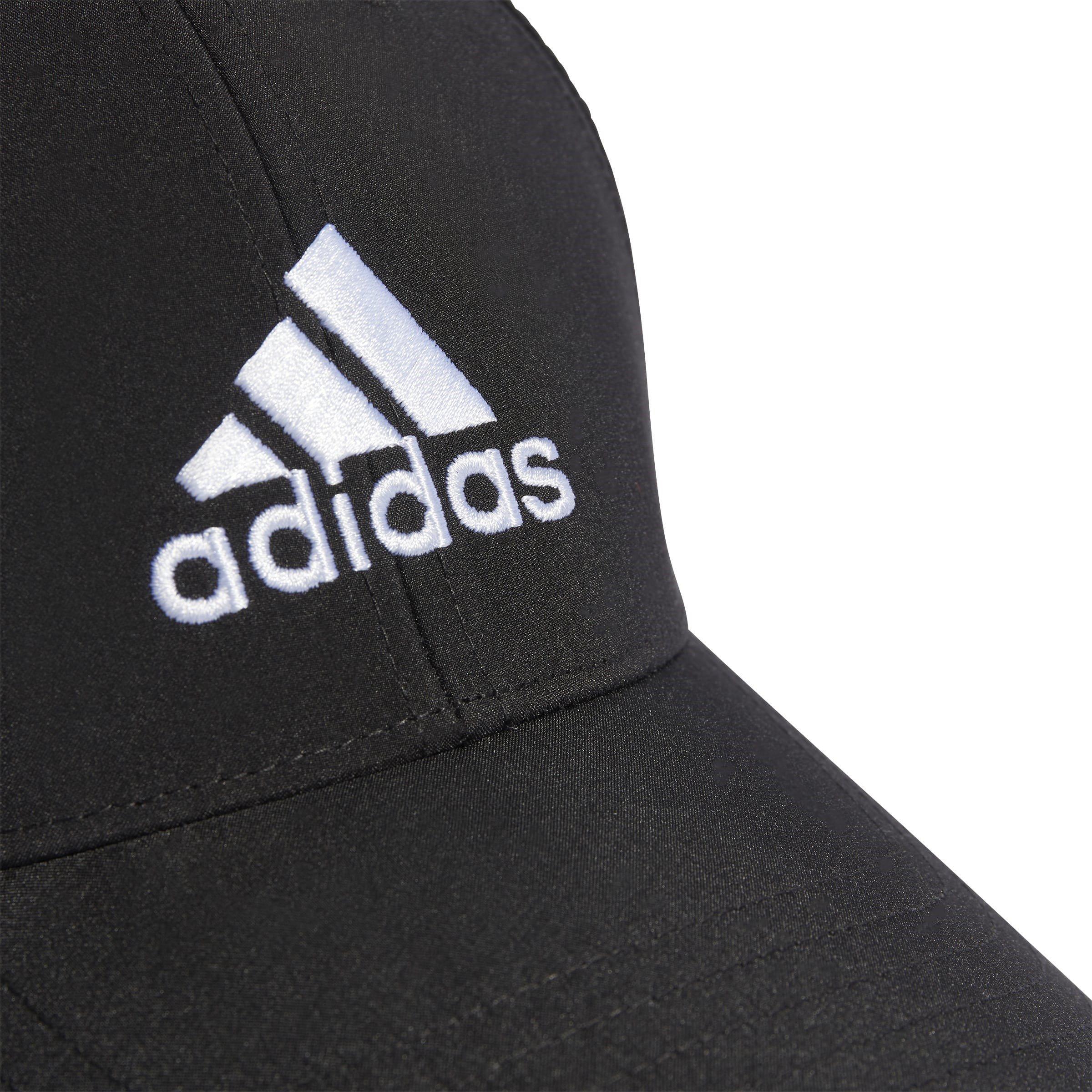 Negro/Blanco - adidas - Embroidered Logo Lightweight Baseball Cap Adults - 3
