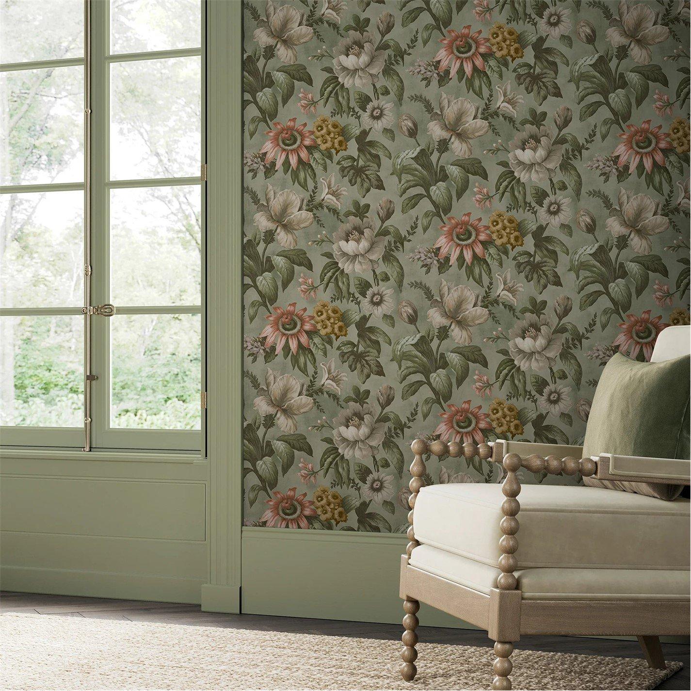 Superfresco Easy  Gardenia Wallpaper Sage