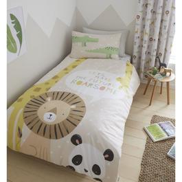 Catherine Lansfield Roarsome Animals Reversible Duvet Cover Set