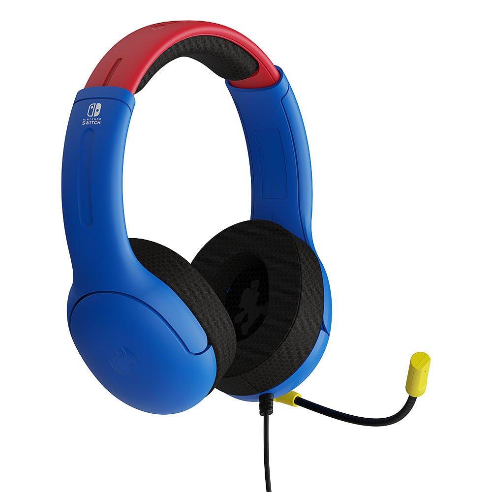 Rosso/Blu - PDP - Mario Switch Controller and Headset Bundle - 13