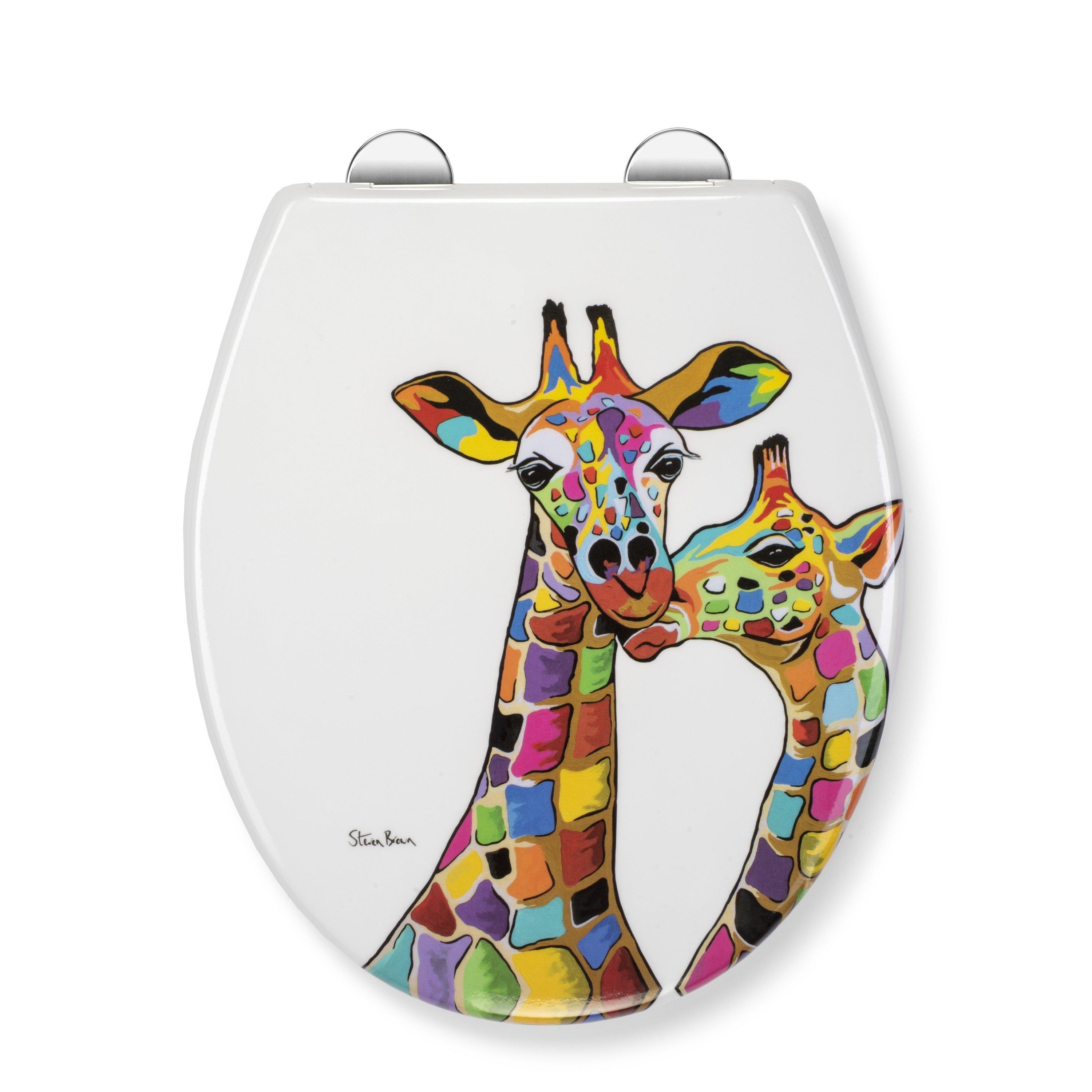 Multi - Croydex - Steven Brown Francie & Josie Toilet Seat & Shower Set - 2