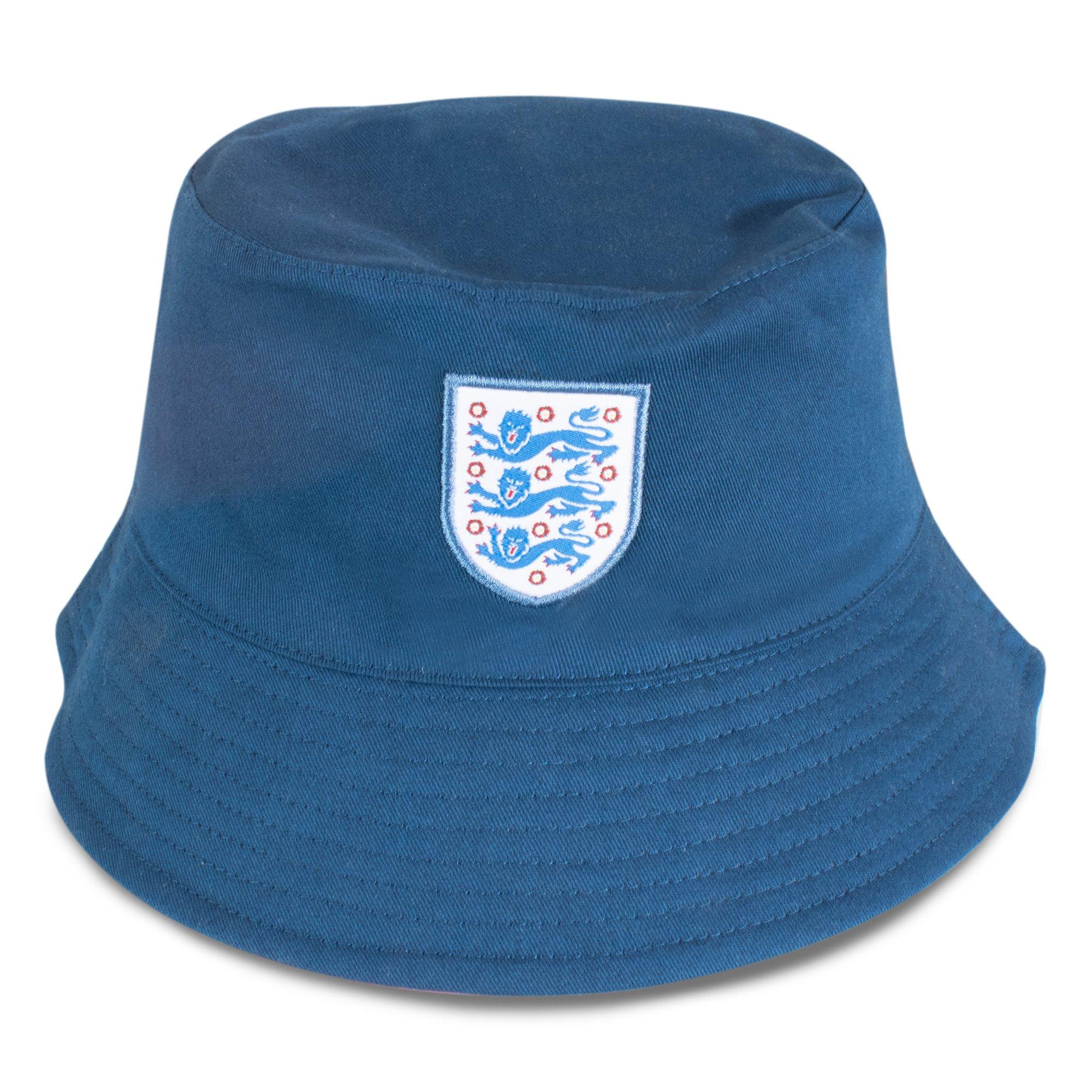 Team Men's England Bucket Hat - Navy/White - Mens