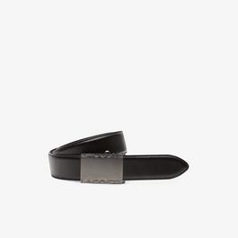 Lacoste Branded Metal Plate Belt