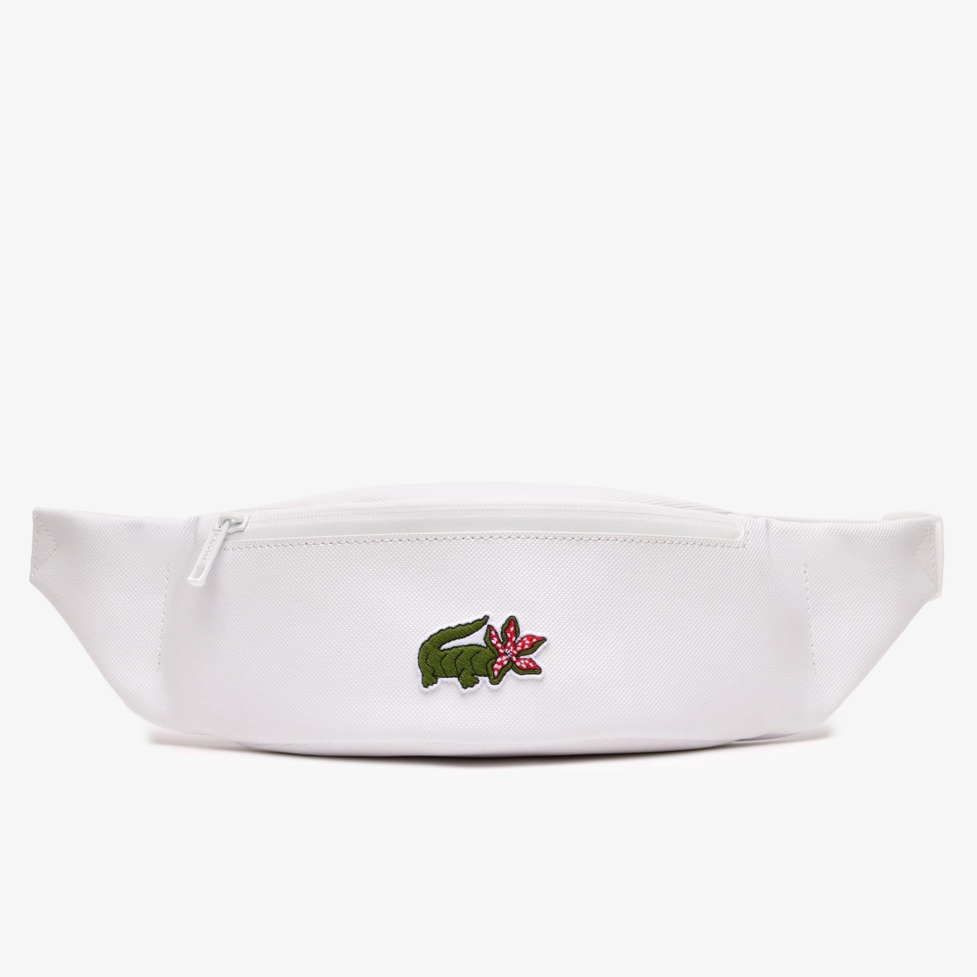 White - Lacoste - Netflix Croc Print Waist Bag - 1