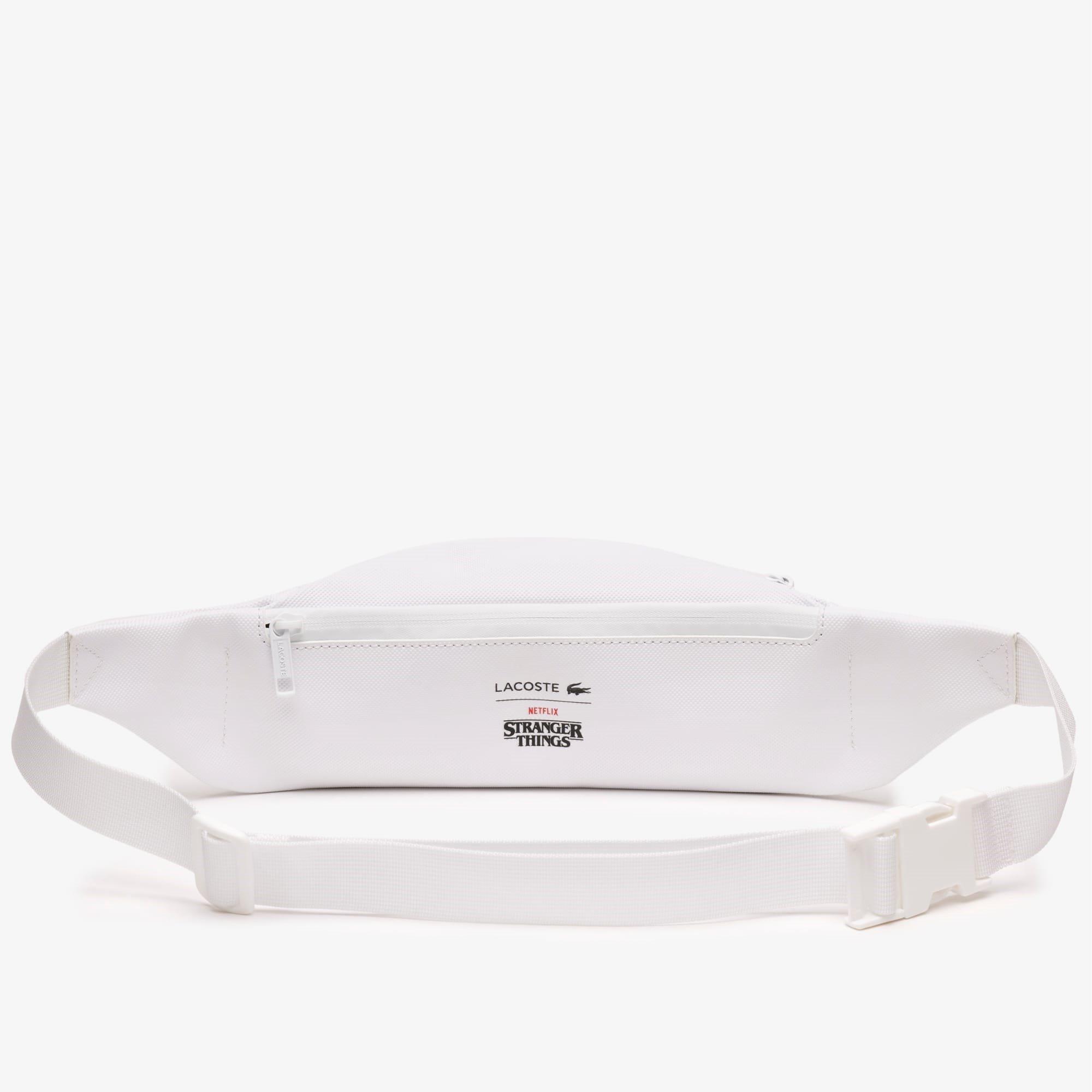 White - Lacoste - Netflix Croc Print Waist Bag - 2