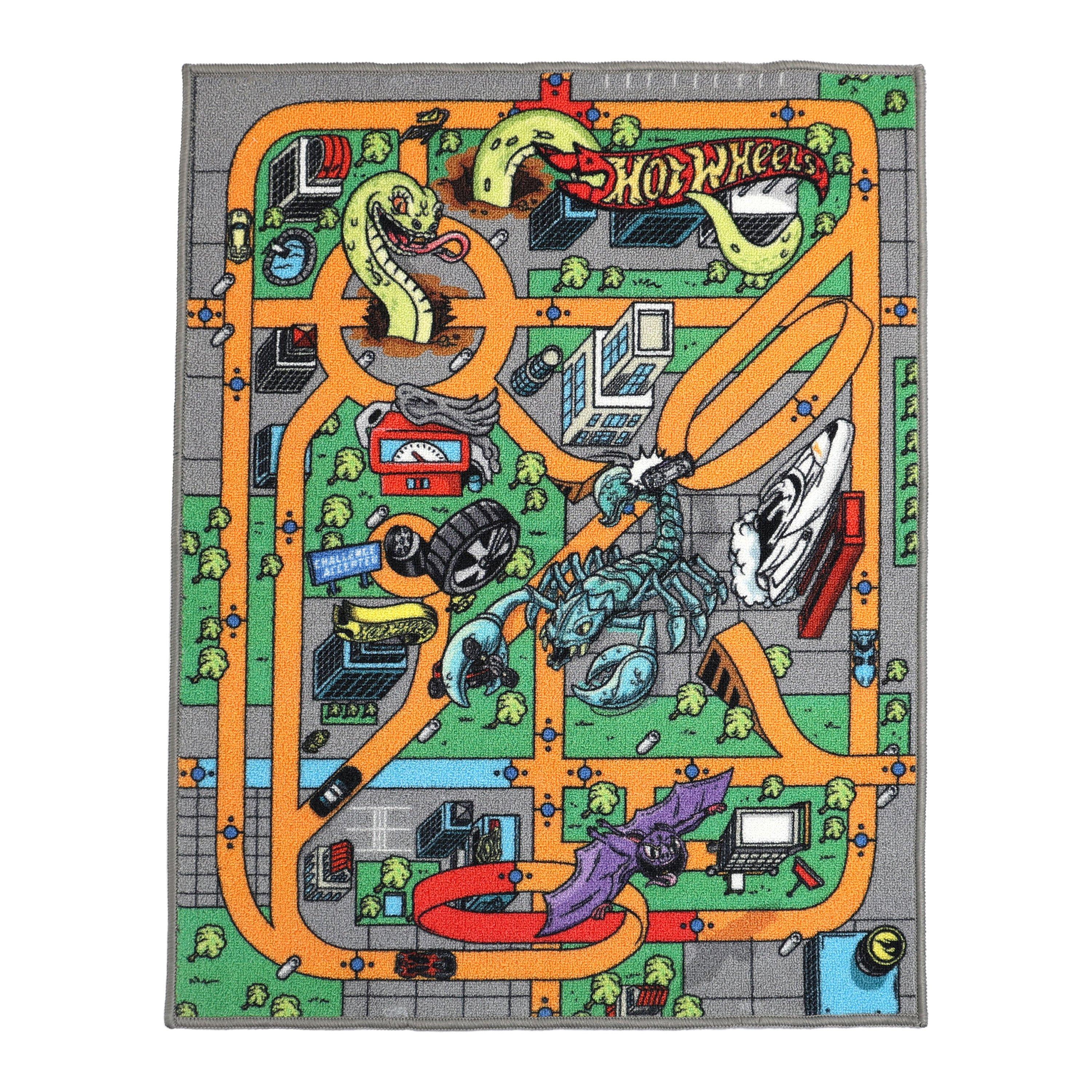 Multicolour - Hot Wheels - Hot Wheels Travel Printed Play Rug - 1