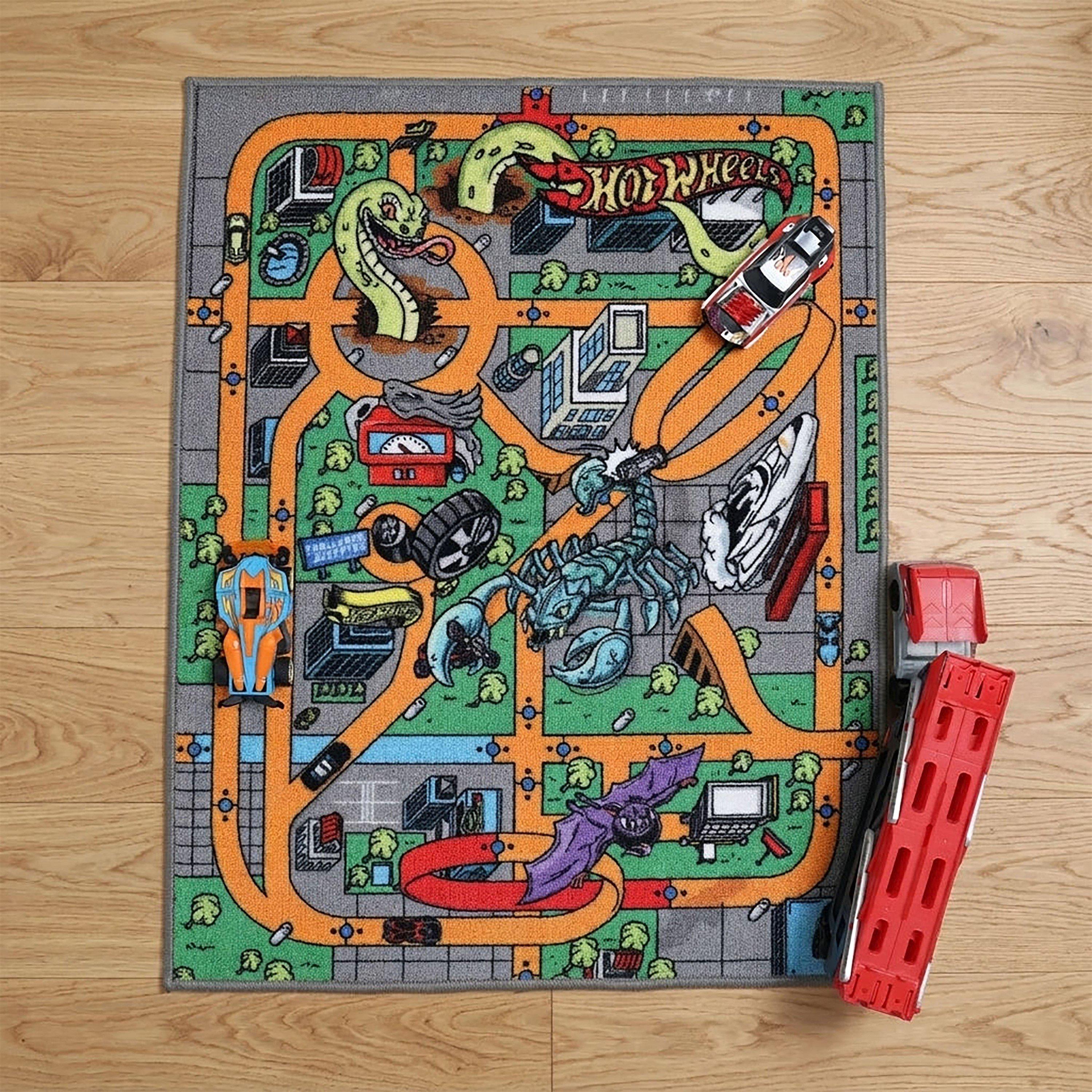 Multicolour - Hot Wheels - Hot Wheels Travel Printed Play Rug - 3