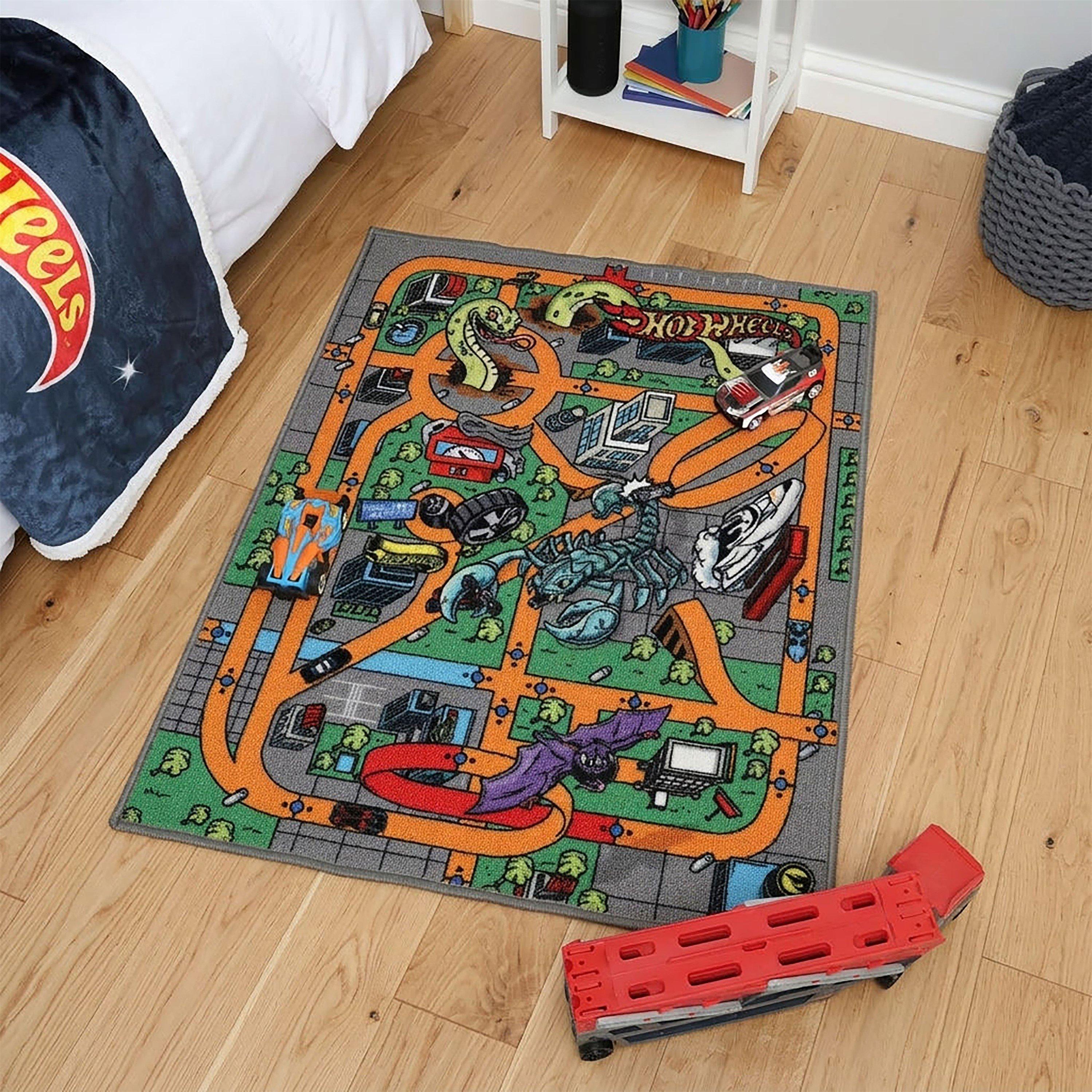 Multicolour - Hot Wheels - Hot Wheels Travel Printed Play Rug - 4
