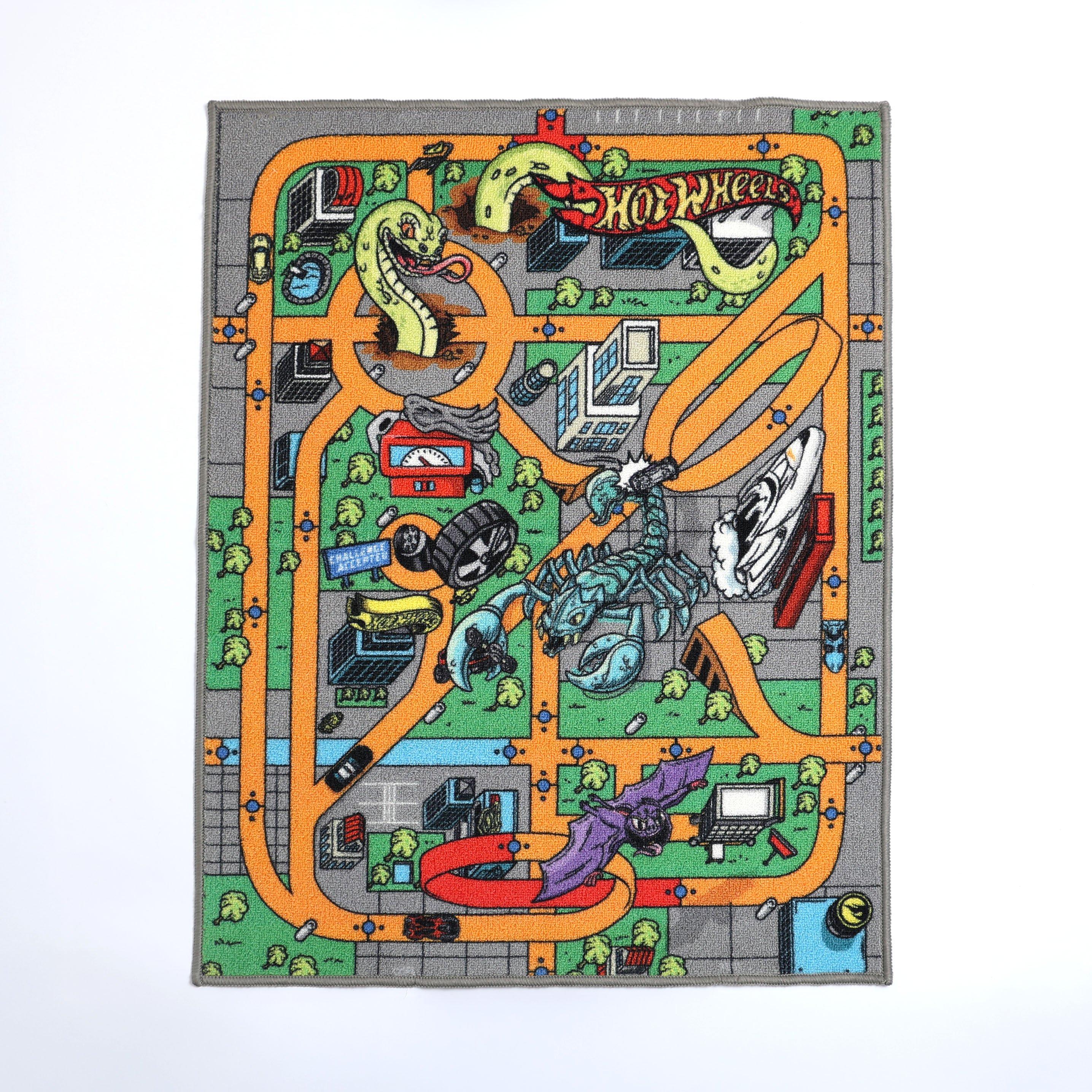 Multicolour - Hot Wheels - Hot Wheels Travel Printed Play Rug - 5