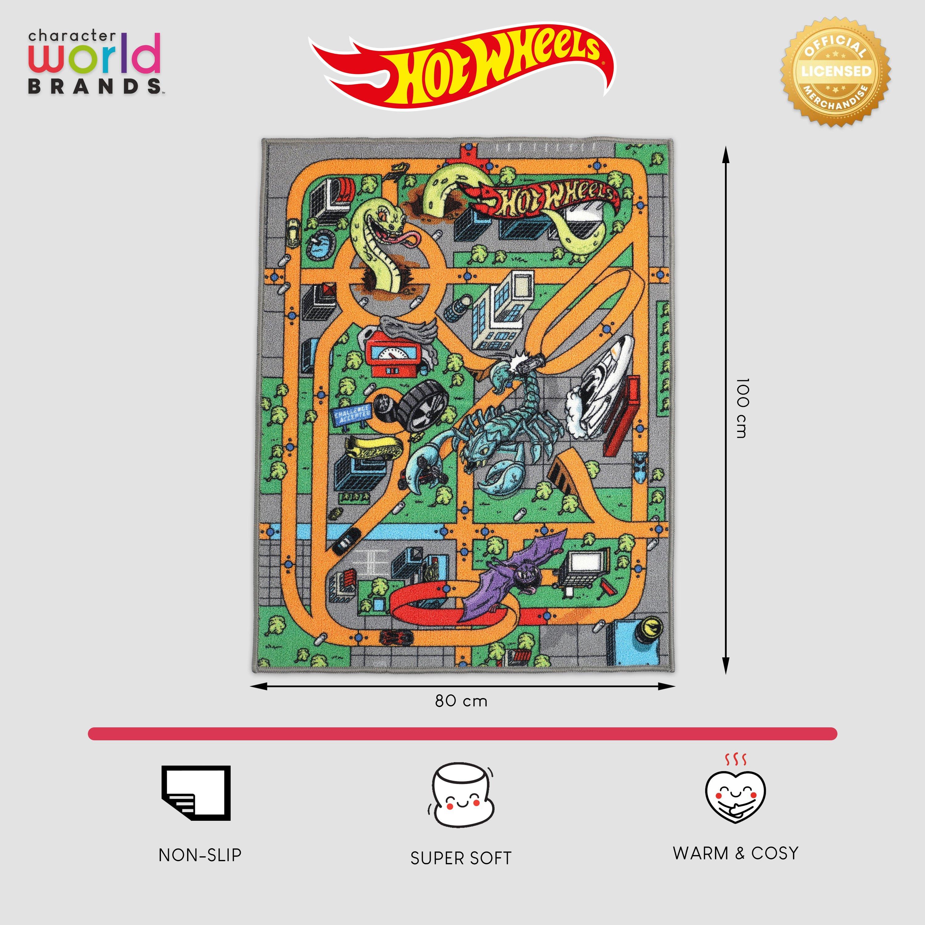 Multicolour - Hot Wheels - Hot Wheels Travel Printed Play Rug - 7