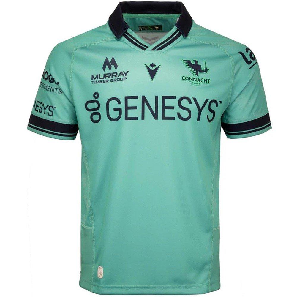 Teal/Blue - Macron - Connact Rugby Shirt 2024 2025 Mens - 1
