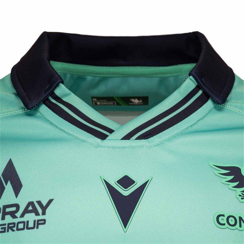 Blauwgroen - Macron - Connact Rugby Shirt 2024 2025 Mens - 4