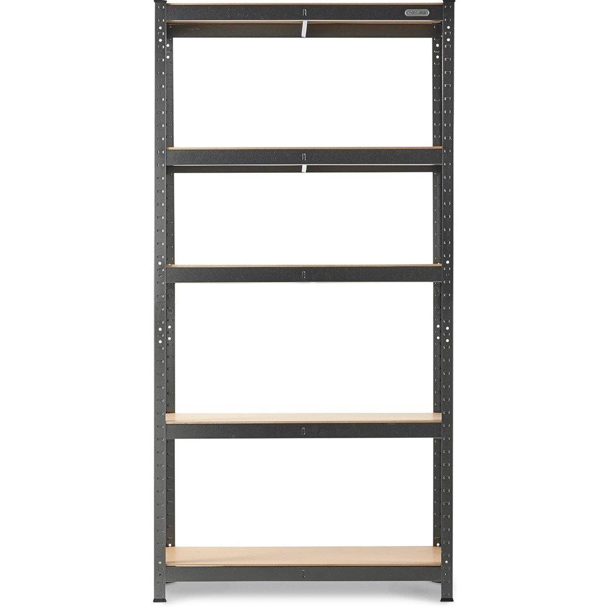 Black - VonHaus - VonHaus  - 1.8M 5 Tier Racking Hammerite - 8