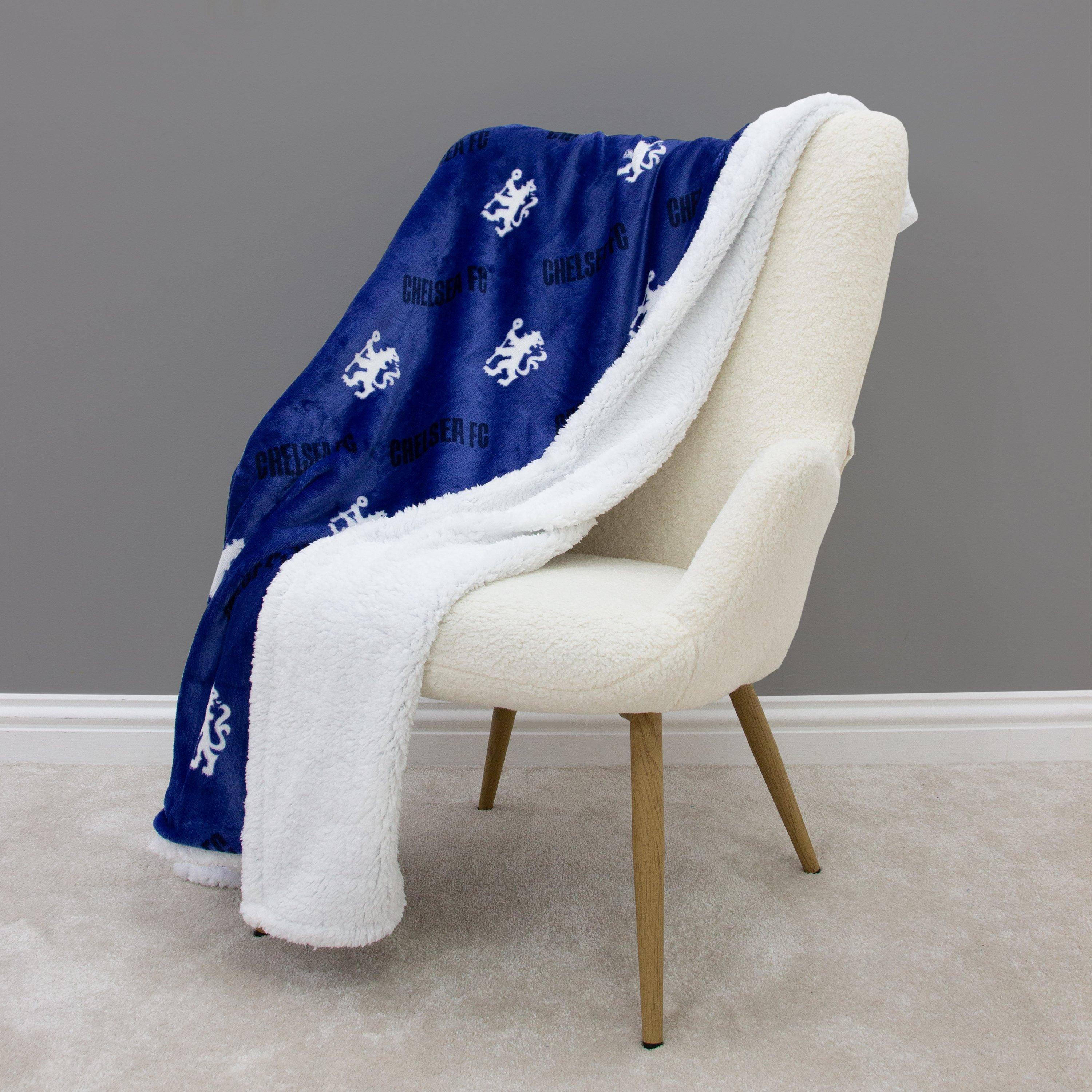 Multi - Chelsea FC - Chelsea Goal Sherpa Fleece Blanket - 1