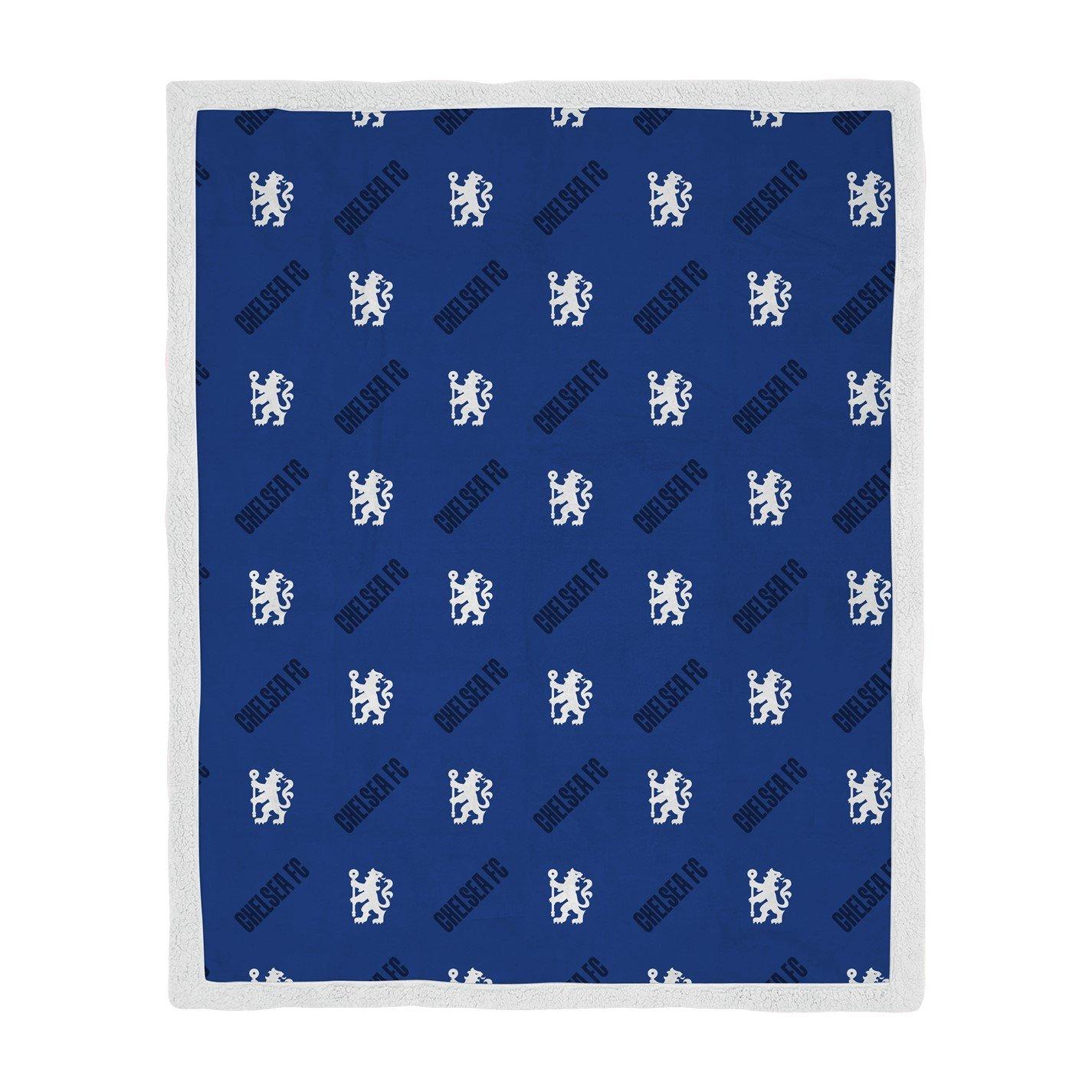 Multi - Chelsea FC - Chelsea Goal Sherpa Fleece Blanket - 6