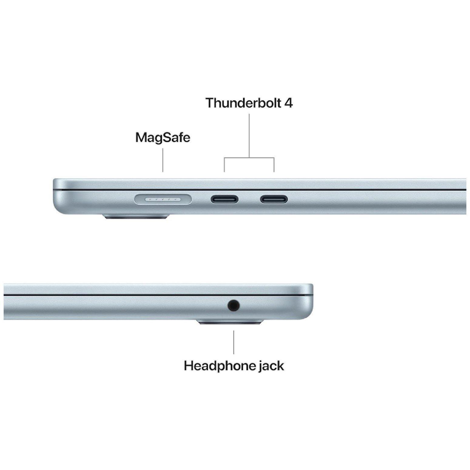Sky Blue - Apple - APPLE MacBook Air 15 (2026) - M5 1 TB RAM 16GB - 4