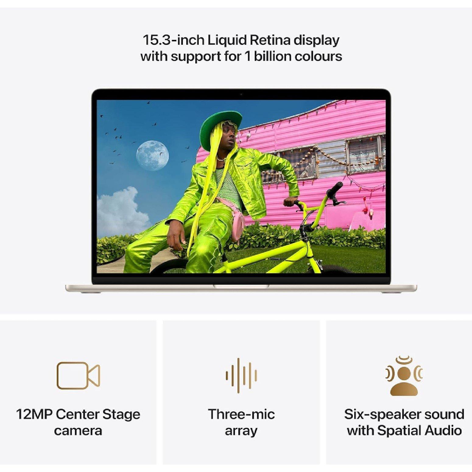 Starlight - Apple - APPLE MacBook Air 15 (2026) - M5 1 TB RAM 16GB - 3
