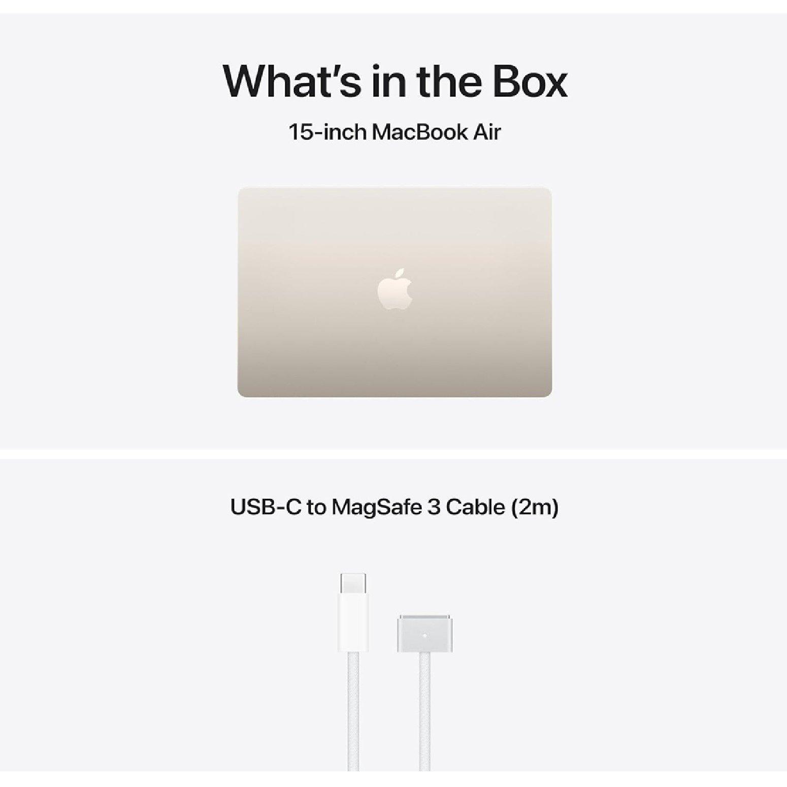 Starlight - Apple - APPLE MacBook Air 15 (2026) - M5 1 TB RAM 16GB - 5