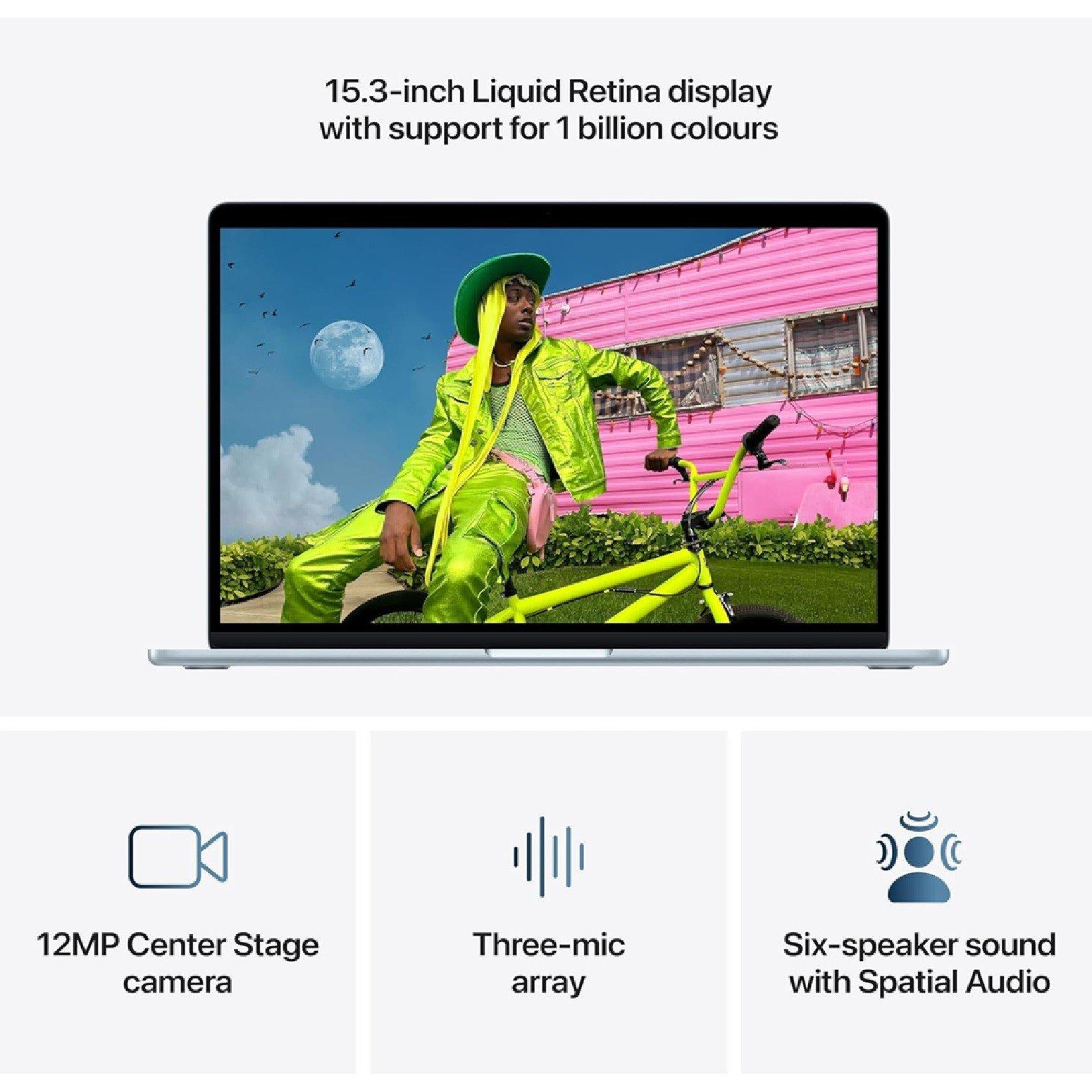 Sky Blue - Apple - APPLE MacBook Air 15 (2026) - M5 1 TB  RAM 24GB - 3