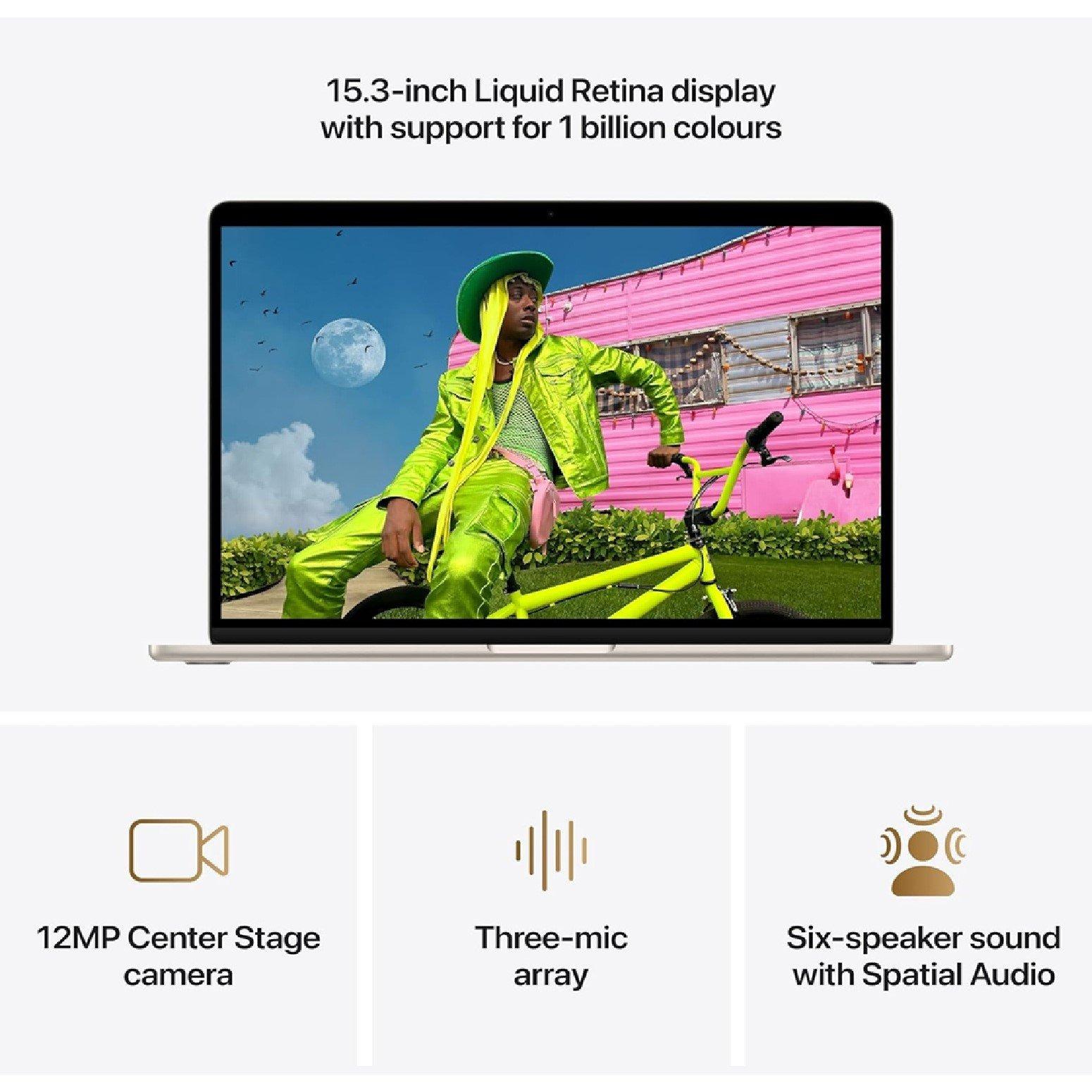 Starlight - Apple - APPLE MacBook Air 15 (2026) - M5 1 TB  RAM 24GB - 3