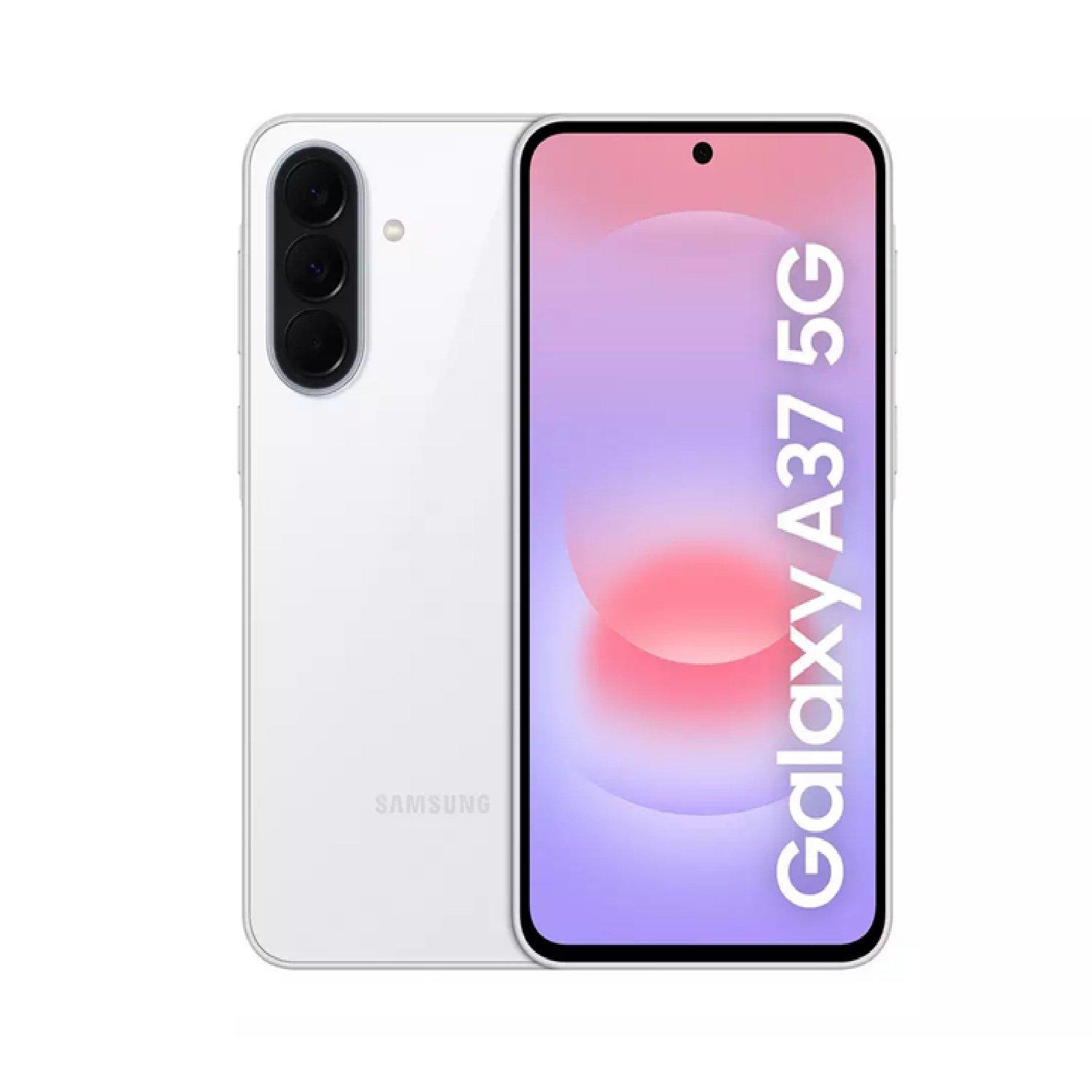 Samsung  Sim Free Galaxy A37 5G 128Gb Ai Mobile - White - 128GB