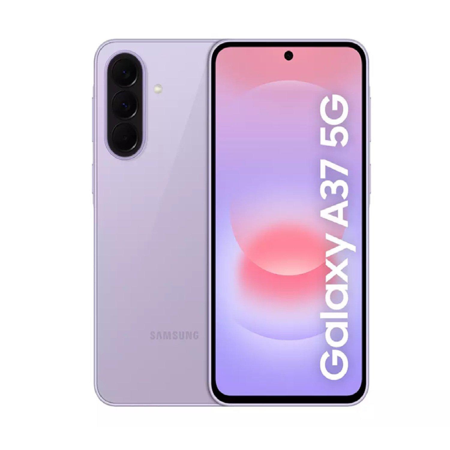 Samsung  Sim Free Galaxy A37 5G 128Gb Ai Mobile - Lavander - 128GB