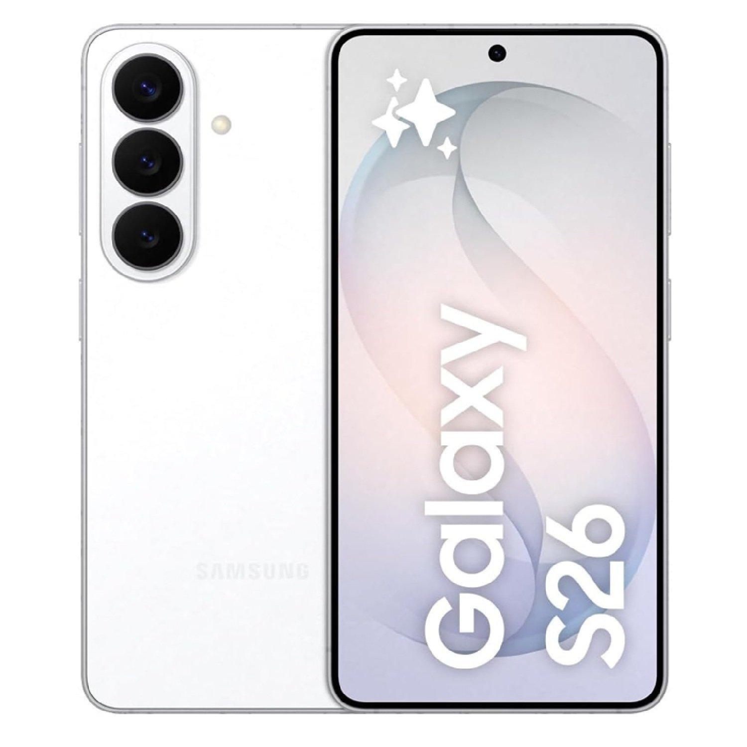 White - Samsung - SIM Free Galaxy S26 256GB - 1