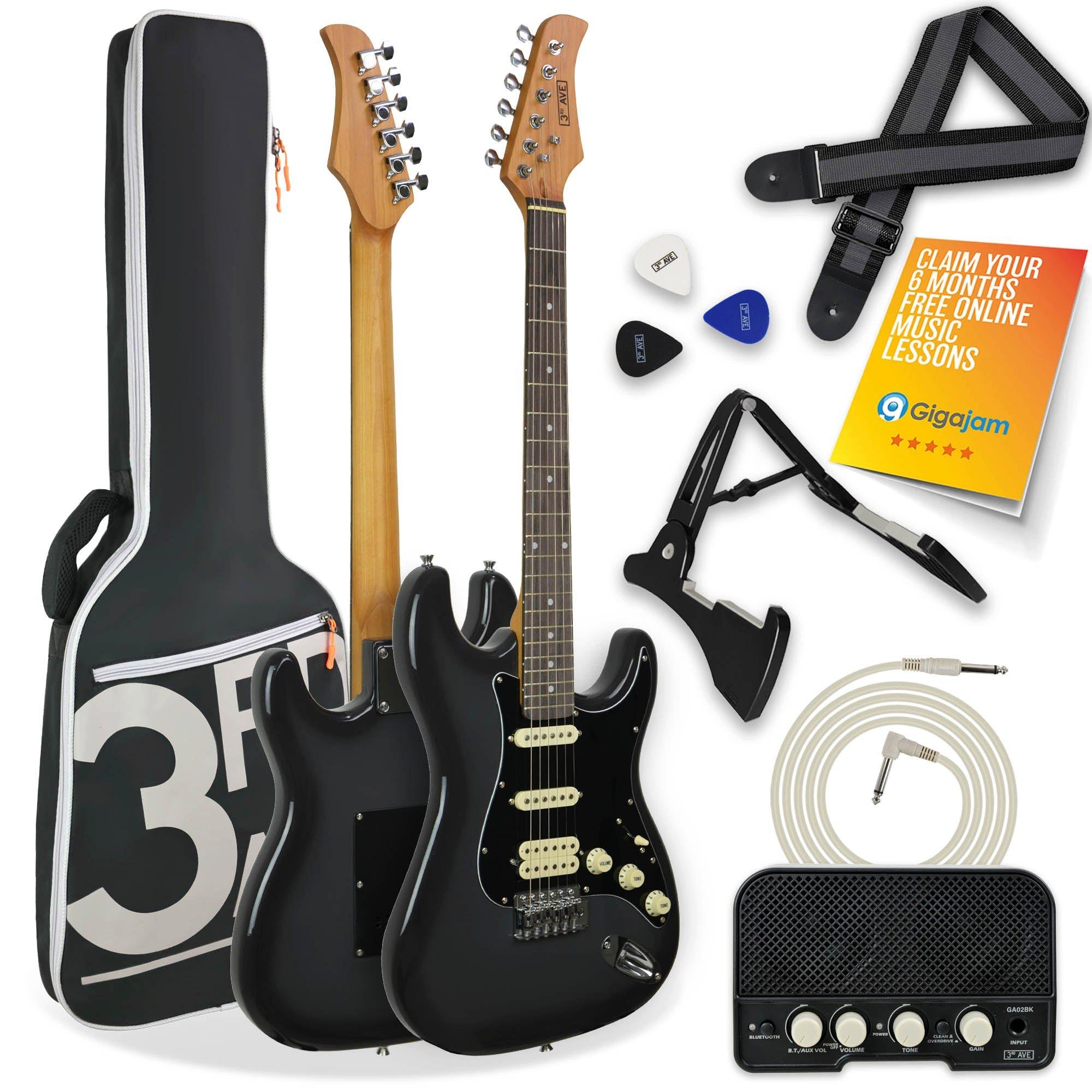 3Rd Avenue  Stateside Series Electric Guitar Pack - Rushmore Grey - Full Size