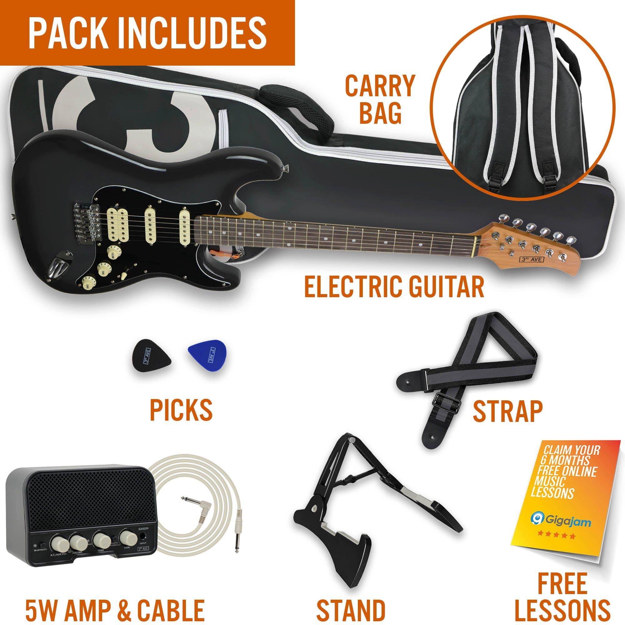 3rd Avenue | Stateside Series Electric Guitar Pack | FRASERS