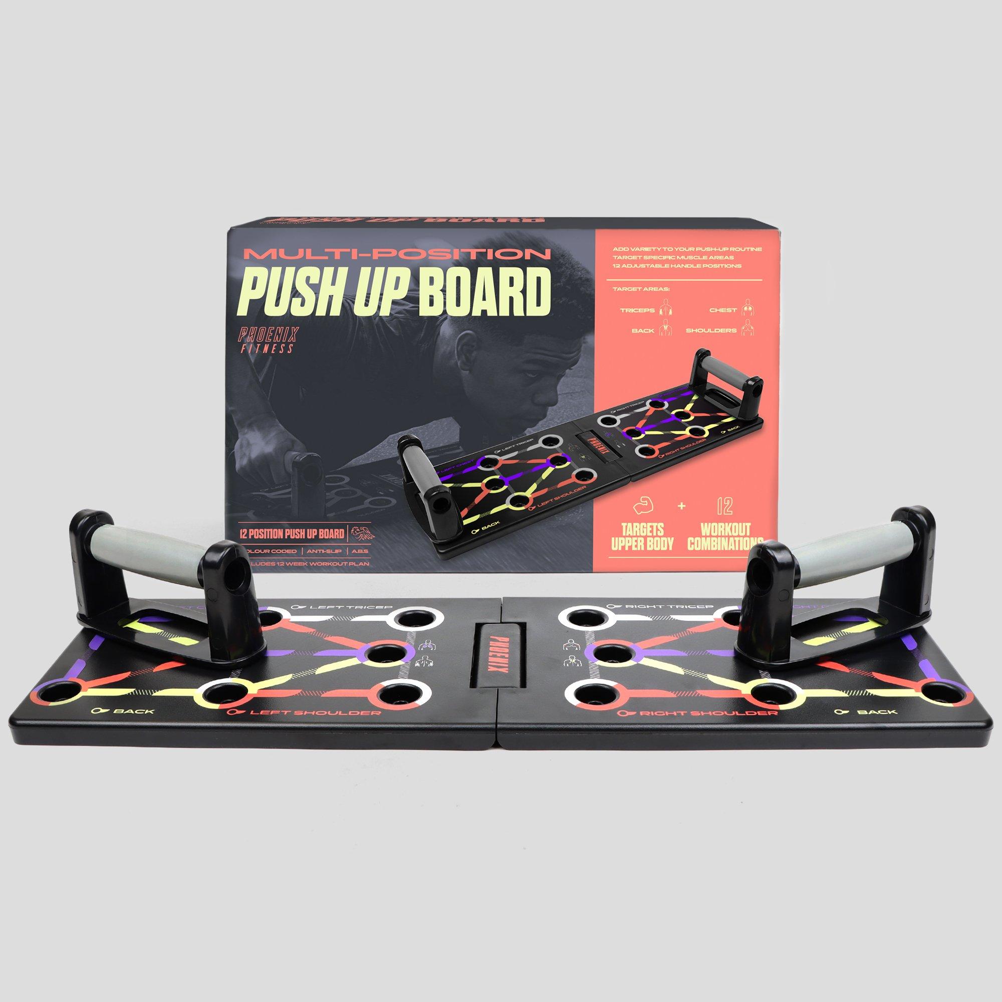 Multicoloured - Phoenix Fitness - Phoenix Fitness Foldable Push Up Board - 5