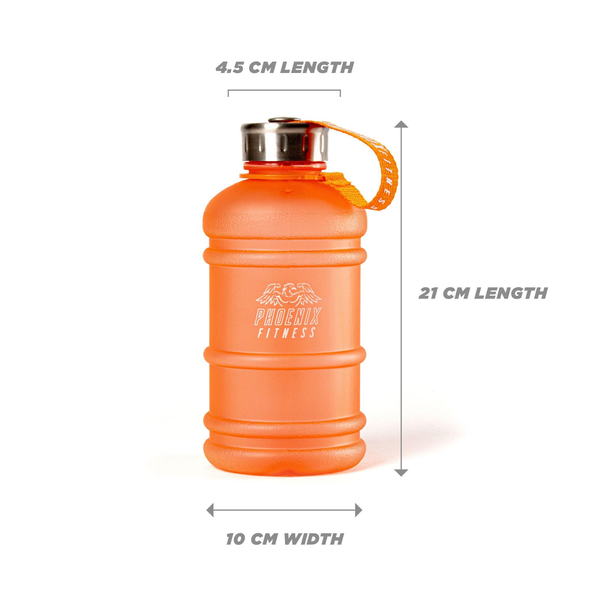 Orange - Phoenix Fitness - Phoenix Fitness Water Bottle – 2 Litre or 1 Litre - 6